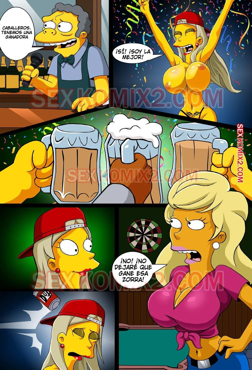 Portada del cómic Adventures of Anastasia – Meet me Springfield – SexKomix, mostrando a la protagonista en una escena sugeren - Página 13