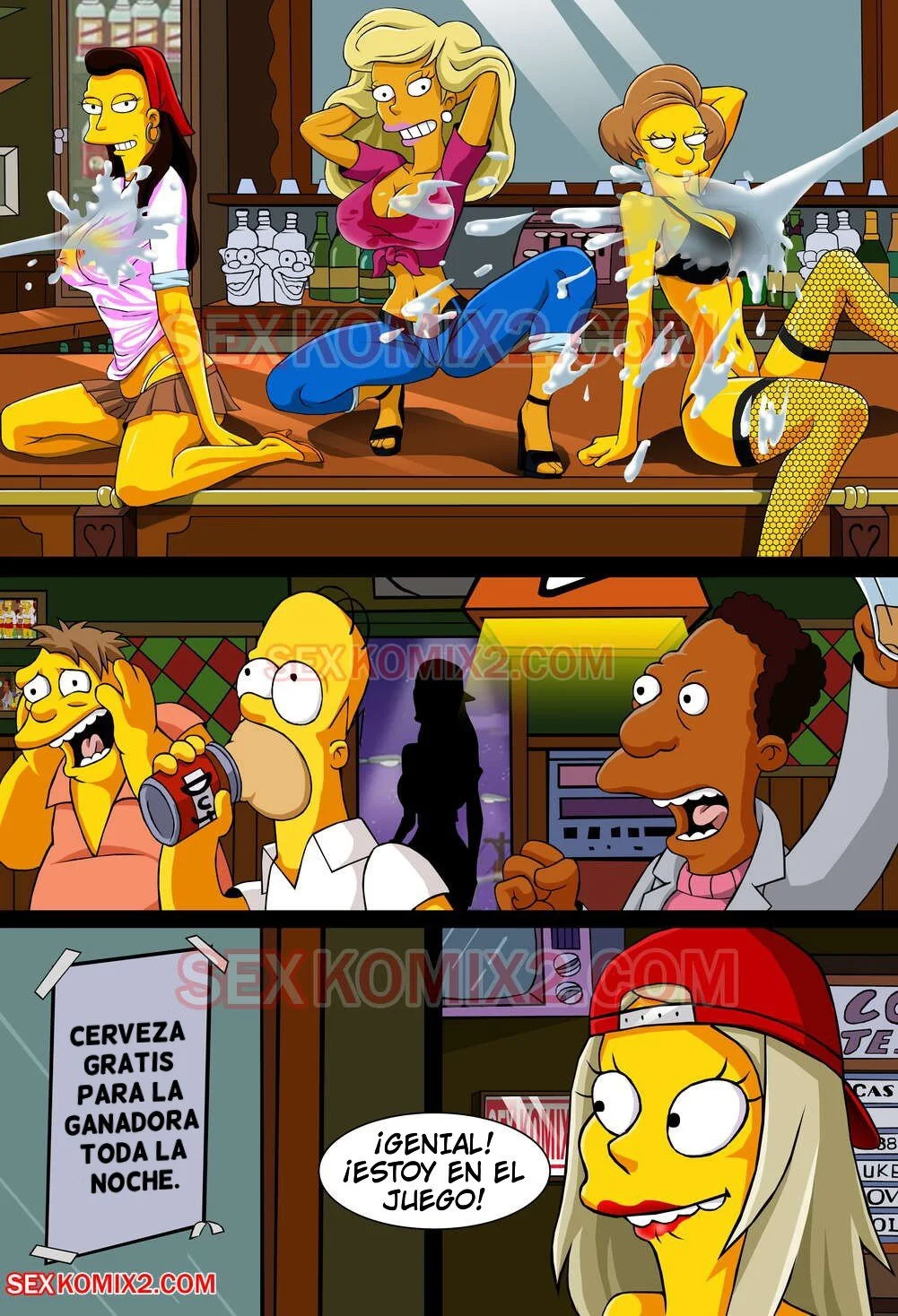 Portada del cómic Adventures of Anastasia – Meet me Springfield – SexKomix, mostrando a la protagonista en una escena sugeren - Página 16