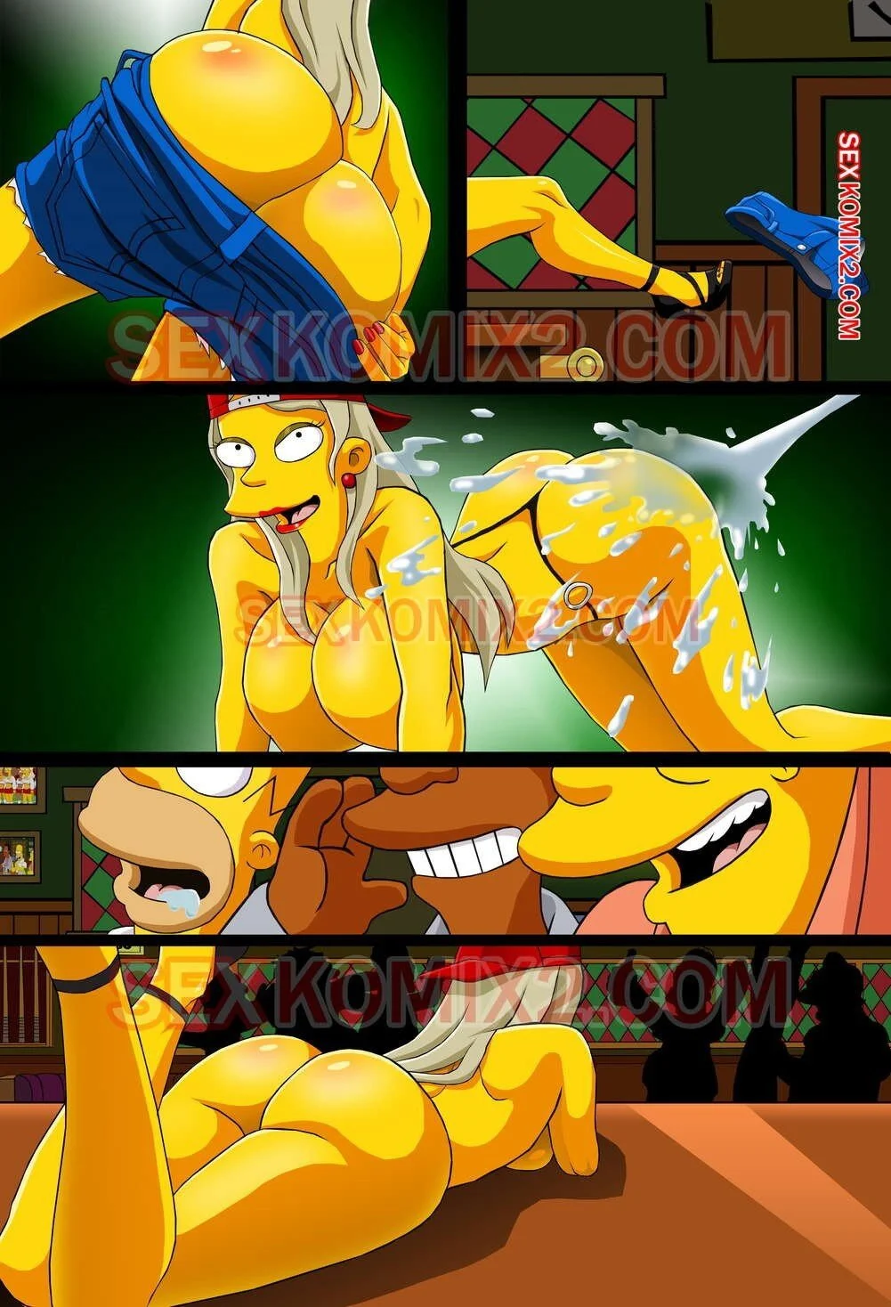 Portada del cómic Adventures of Anastasia – Meet me Springfield – SexKomix, mostrando a la protagonista en una escena sugeren - Página 14