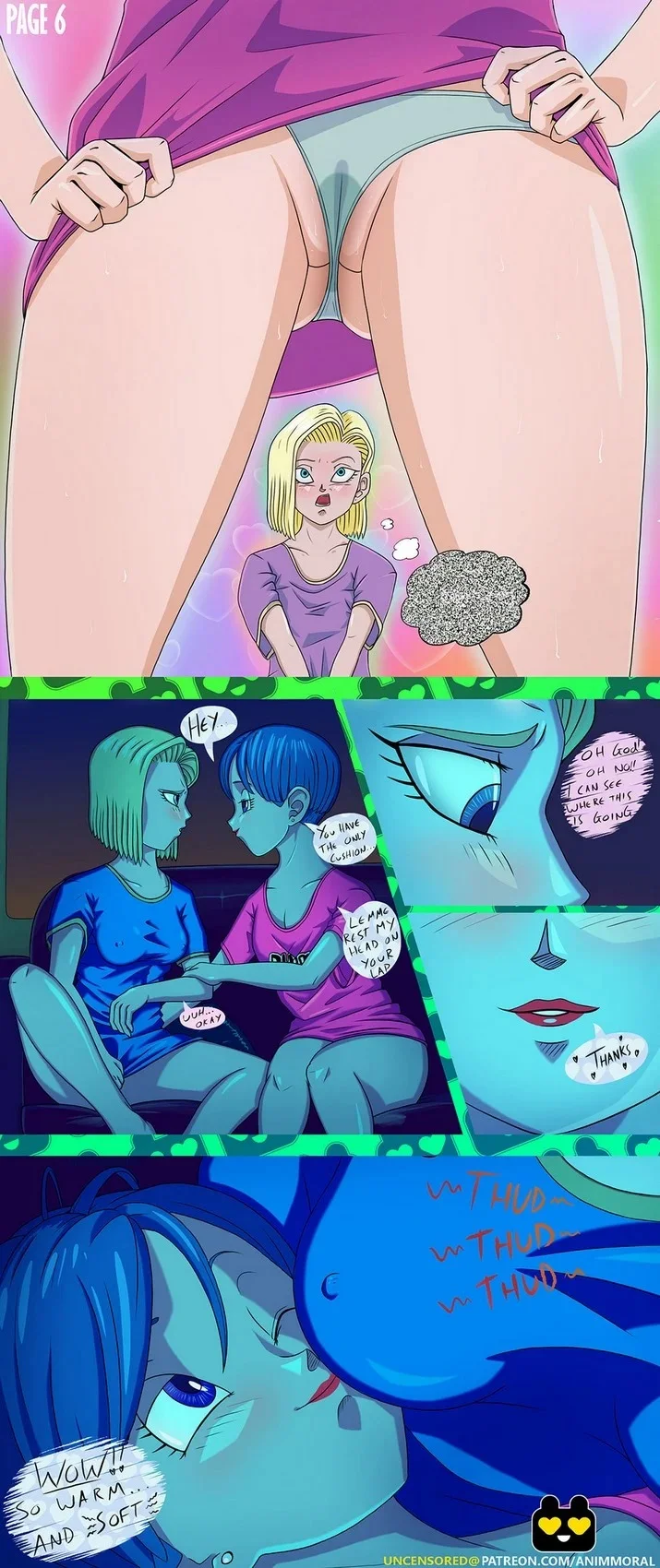 Portada del cómic Android 18 + Bulma, con ambas protagonistas en primer plano. - Página 5