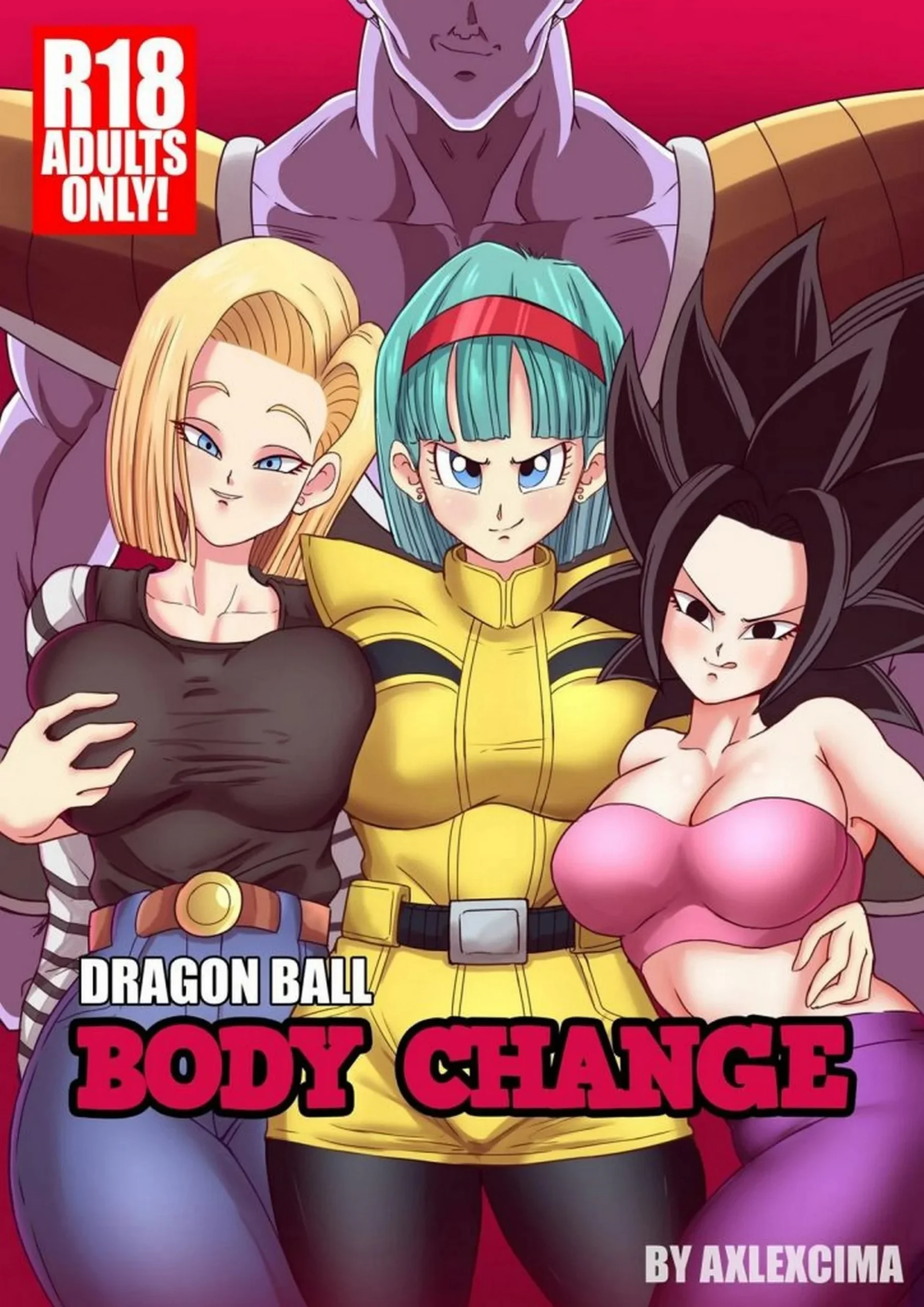 Portada del cómic Body Change! - AxlexCima, mostrando a los personajes principales en una escena sugerente. - Página 27