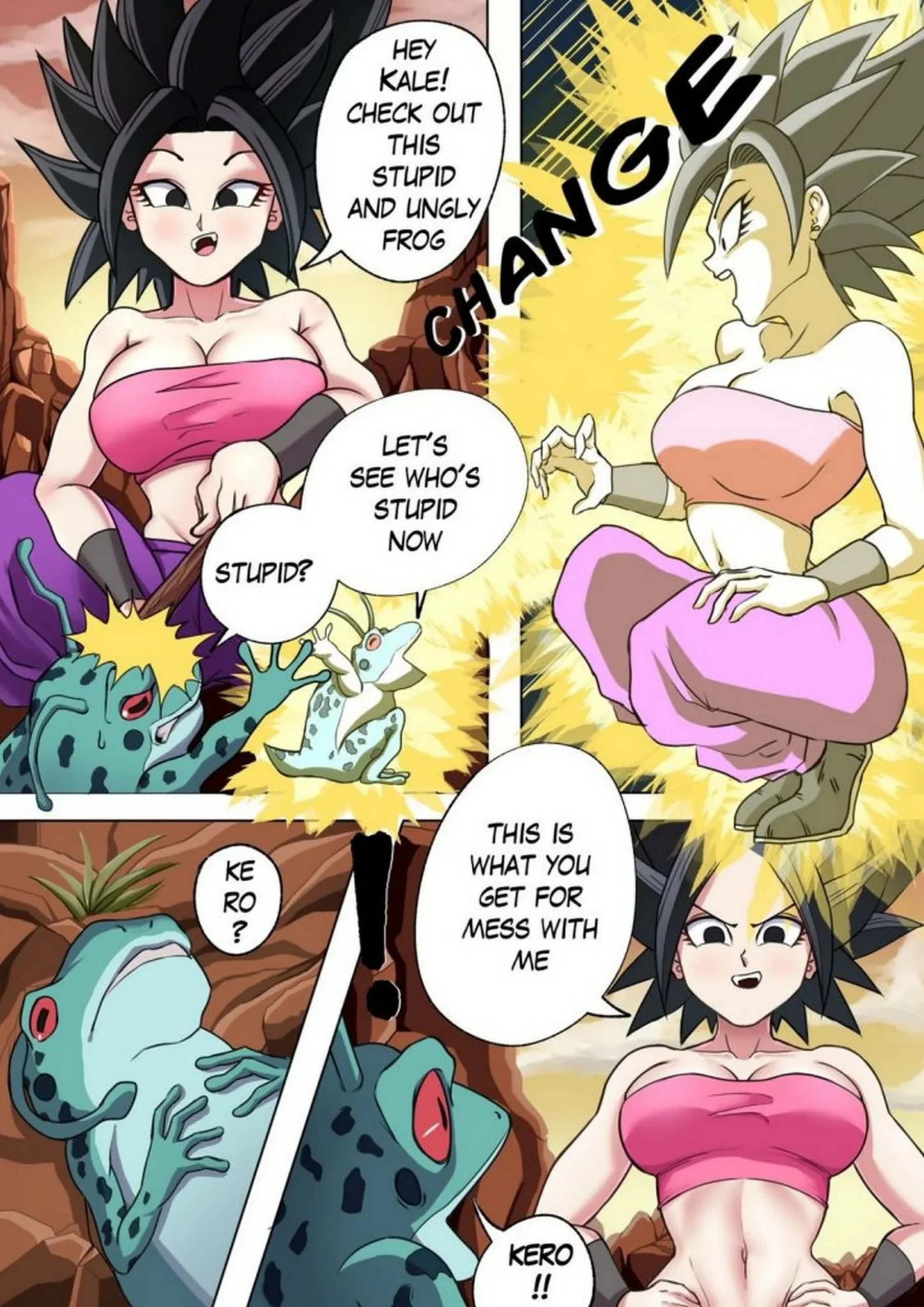 Portada del cómic Body Change! - AxlexCima, mostrando a los personajes principales en una escena sugerente. - Página 20