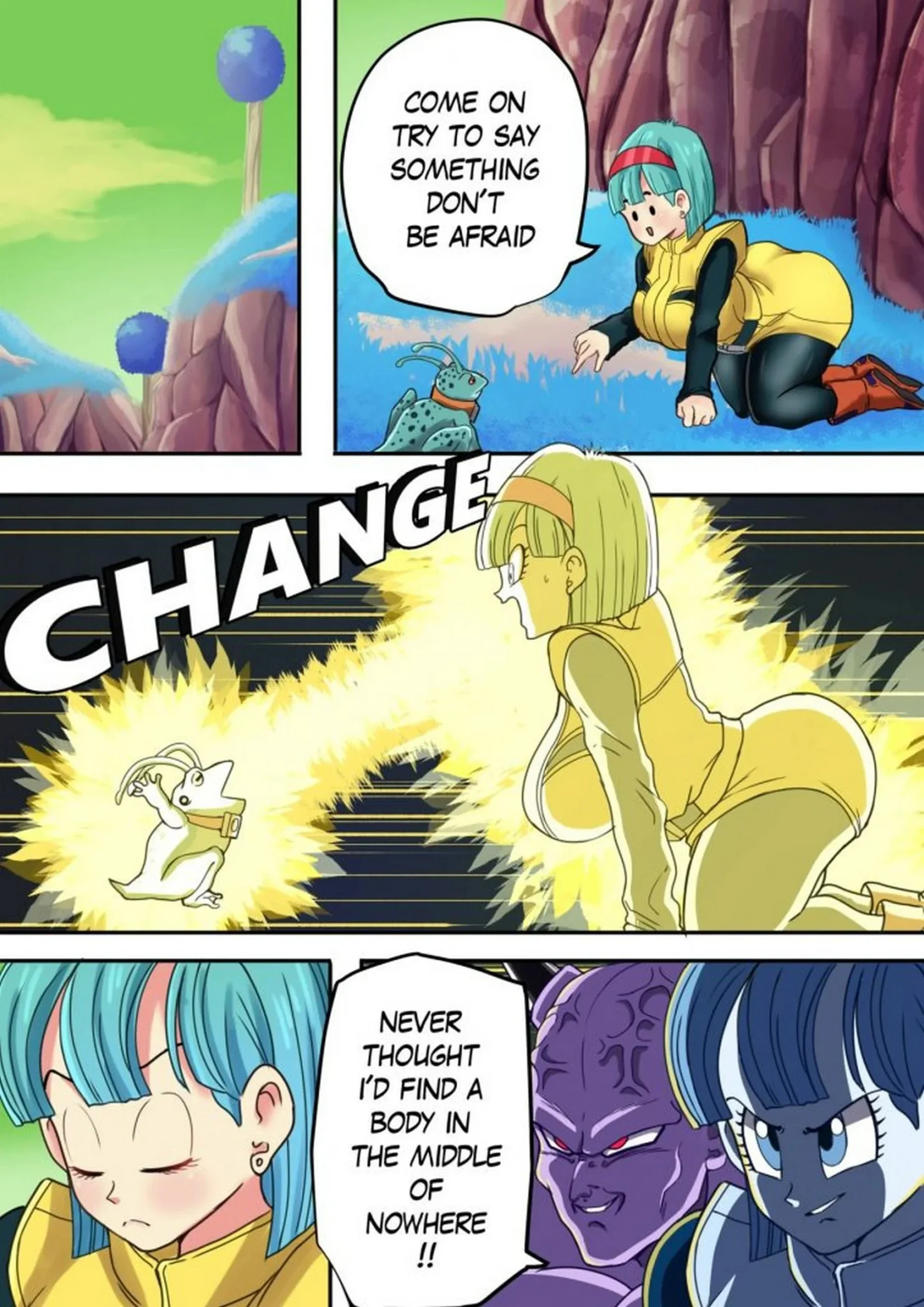 Portada del cómic Body Change! - AxlexCima, mostrando a los personajes principales en una escena sugerente. - Página 11