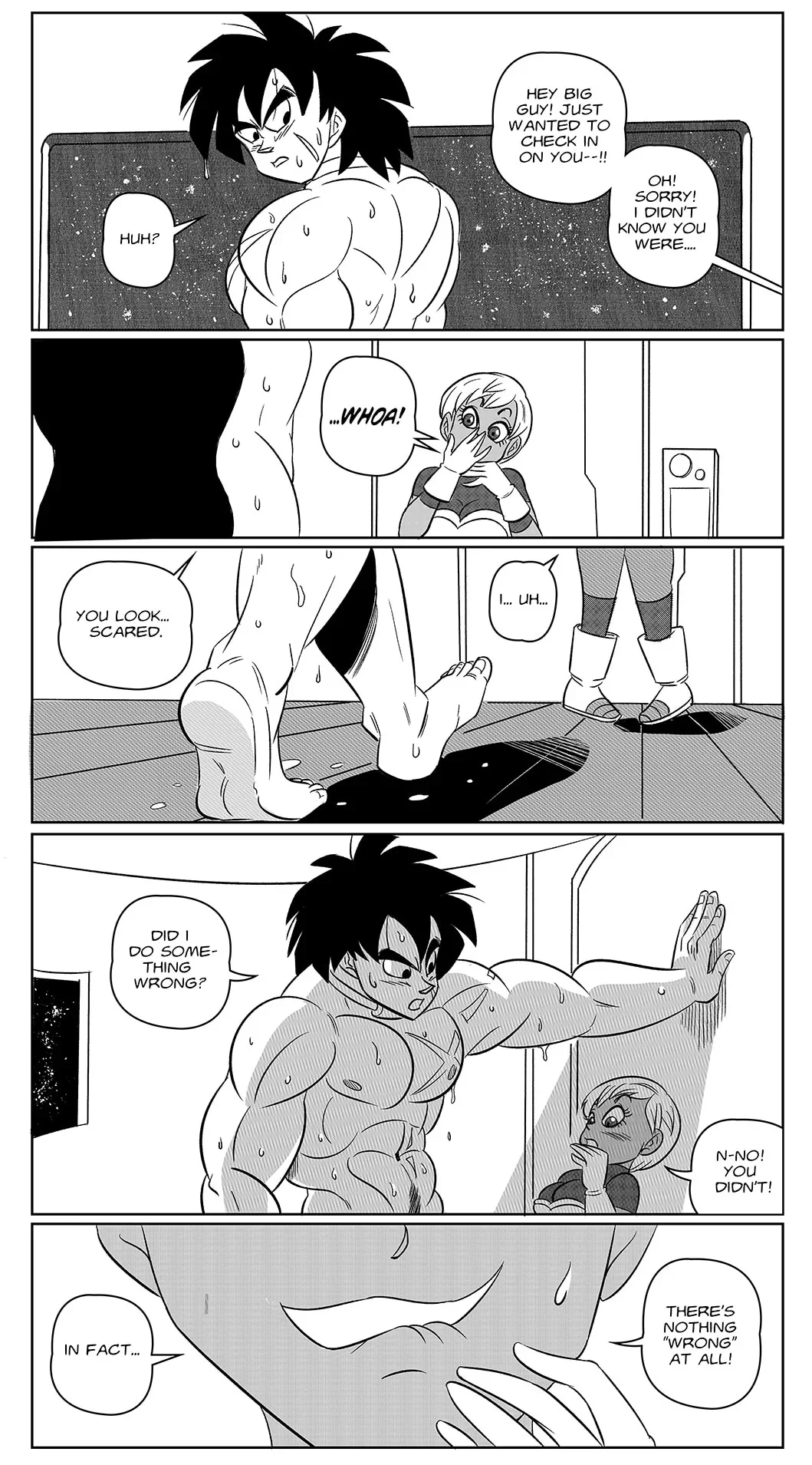 Portada del cómic Broly x Cheelai - Thank You! con los personajes principales. - Página 25