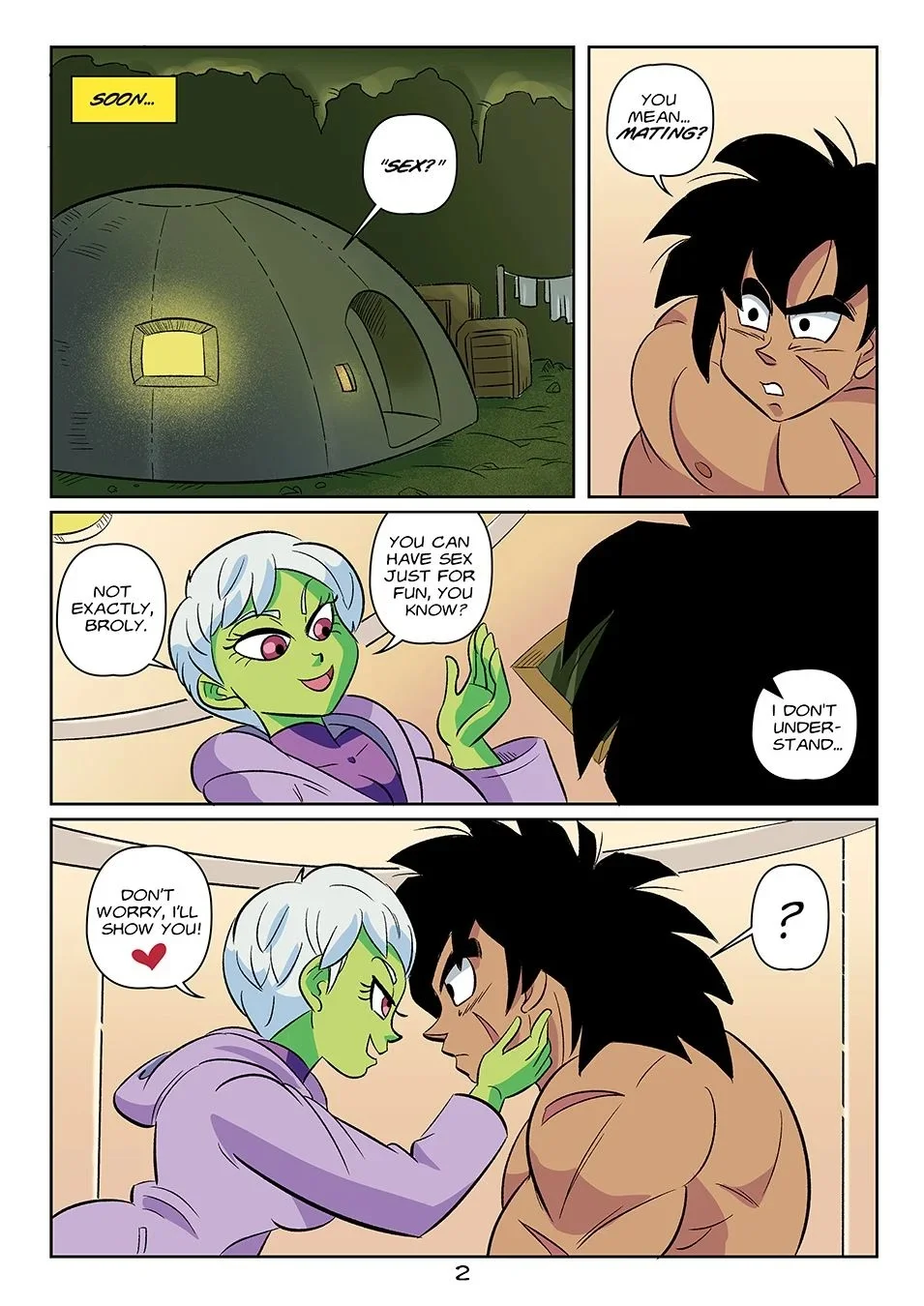 Portada del cómic Broly x Cheelai - Thank You! con los personajes principales. - Página 22