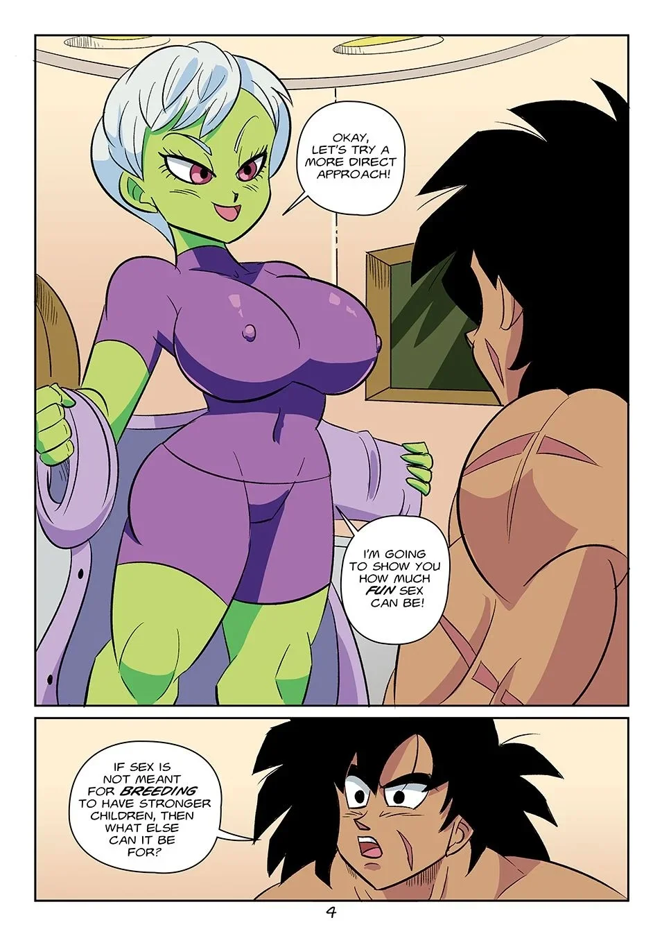Portada del cómic Broly x Cheelai - Thank You! con los personajes principales. - Página 20