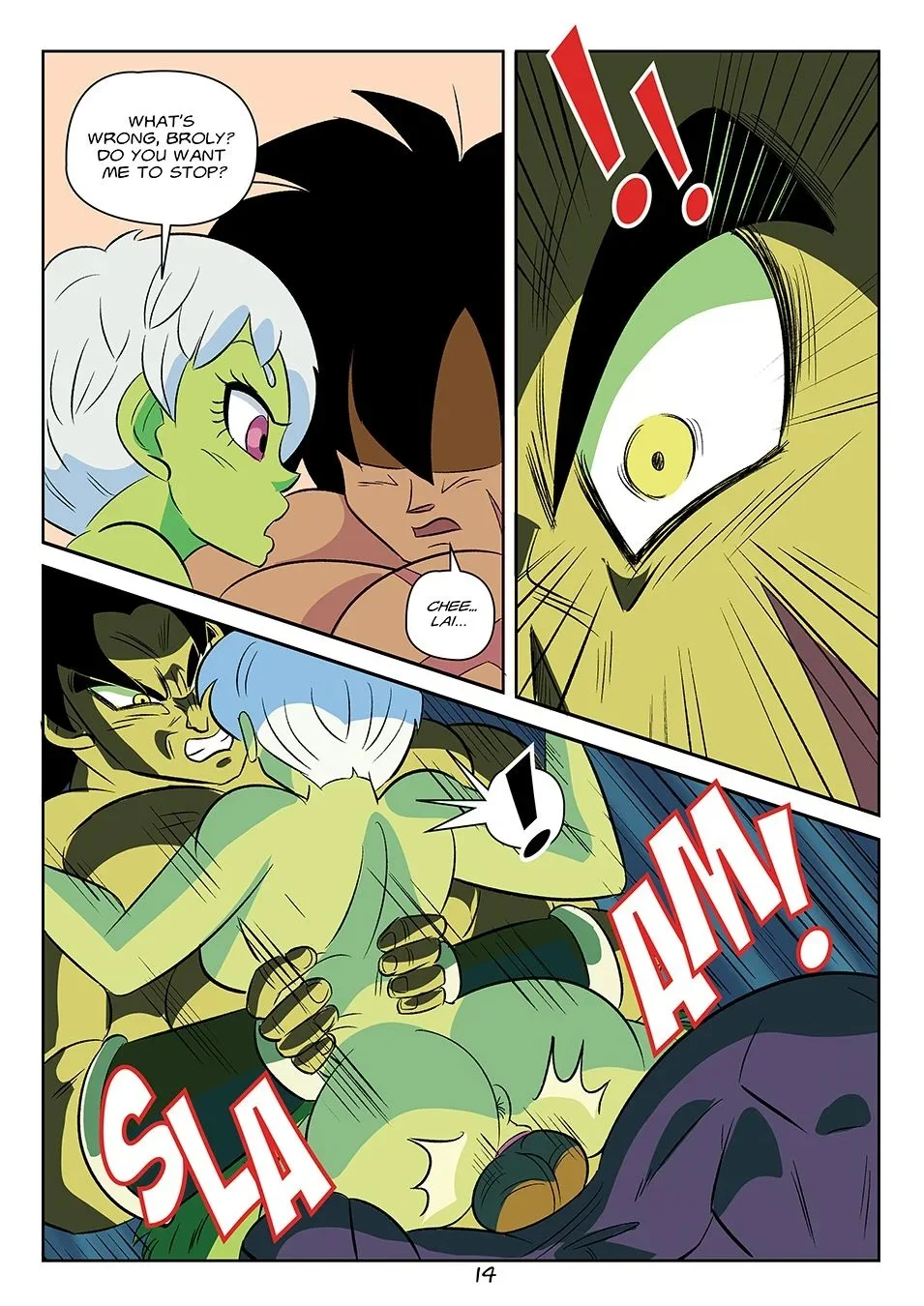 Portada del cómic Broly x Cheelai - Thank You! con los personajes principales. - Página 10