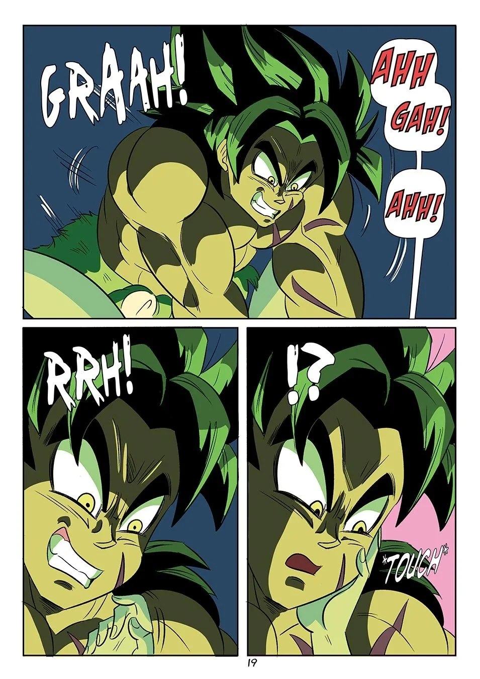 Portada del cómic Broly x Cheelai - Thank You! con los personajes principales. - Página 5