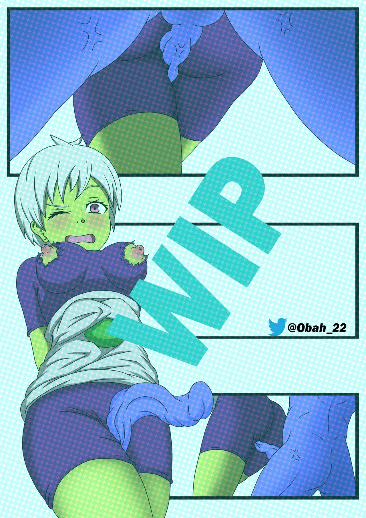 Portada del cómic Cheelai is getting aroused - Hisaku366, con la ilustración principal de la obra. - Página 7