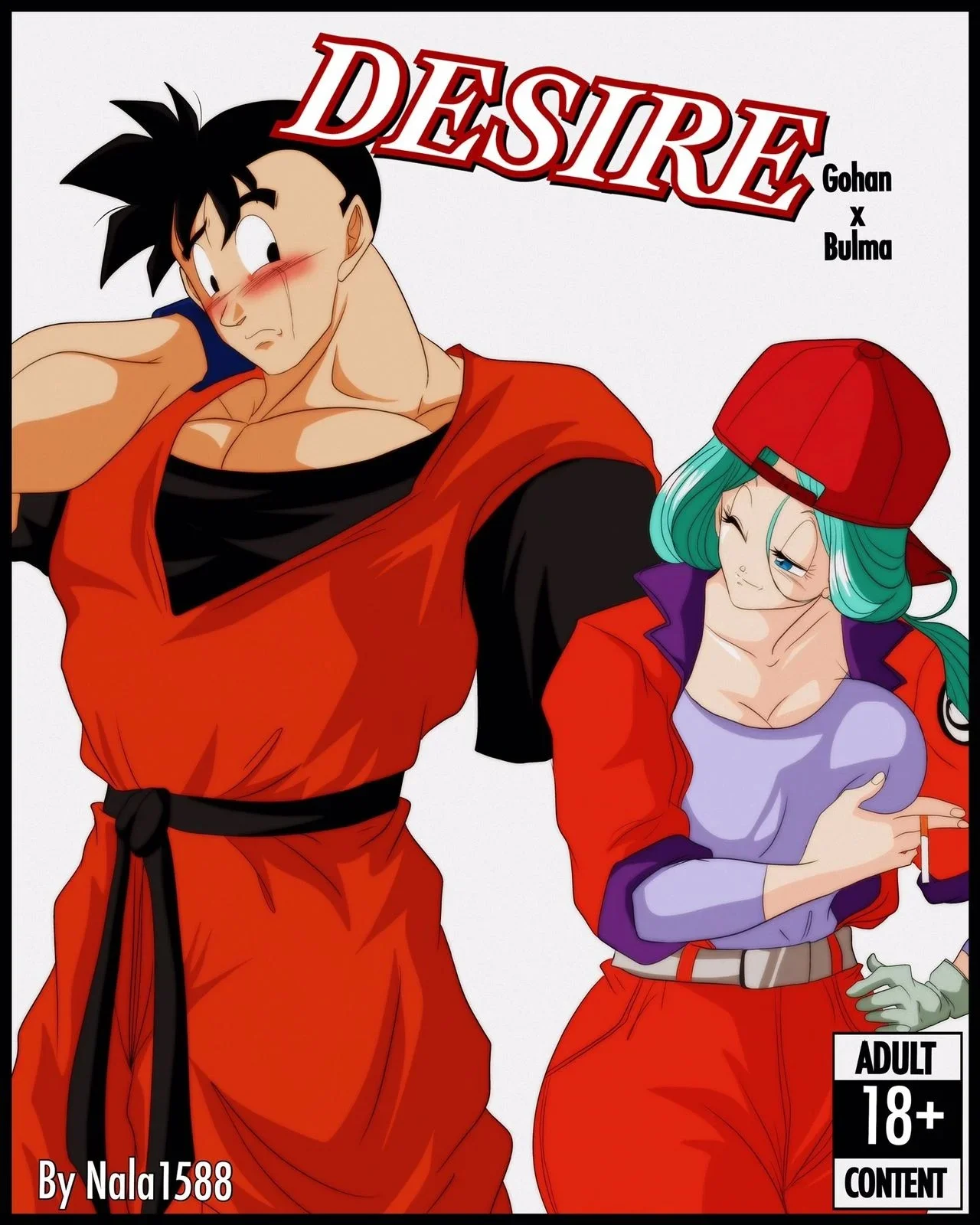 Portada del cómic Desire Gohan x Bulma de Nala1588. - Página 21