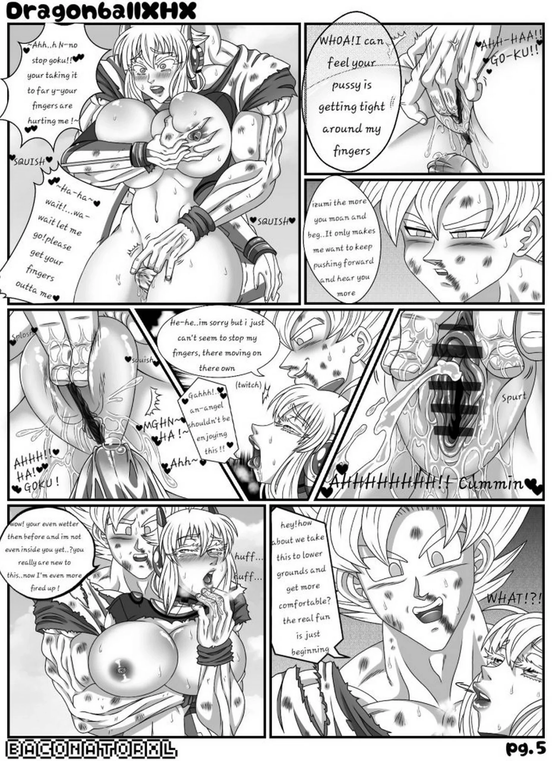 Portada del cómic Dragon Ball Z XHX - IZUMI, con su título y diseño gráfico característico. - Página 5