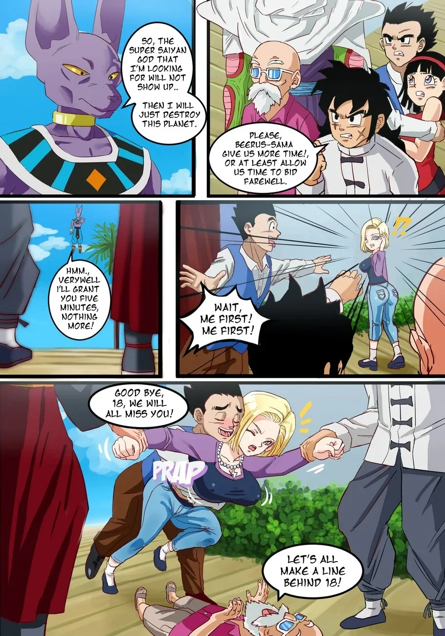 Portada del cómic The Goddess Wife - Android 18, con la protagonista en primer plano. - Página 15