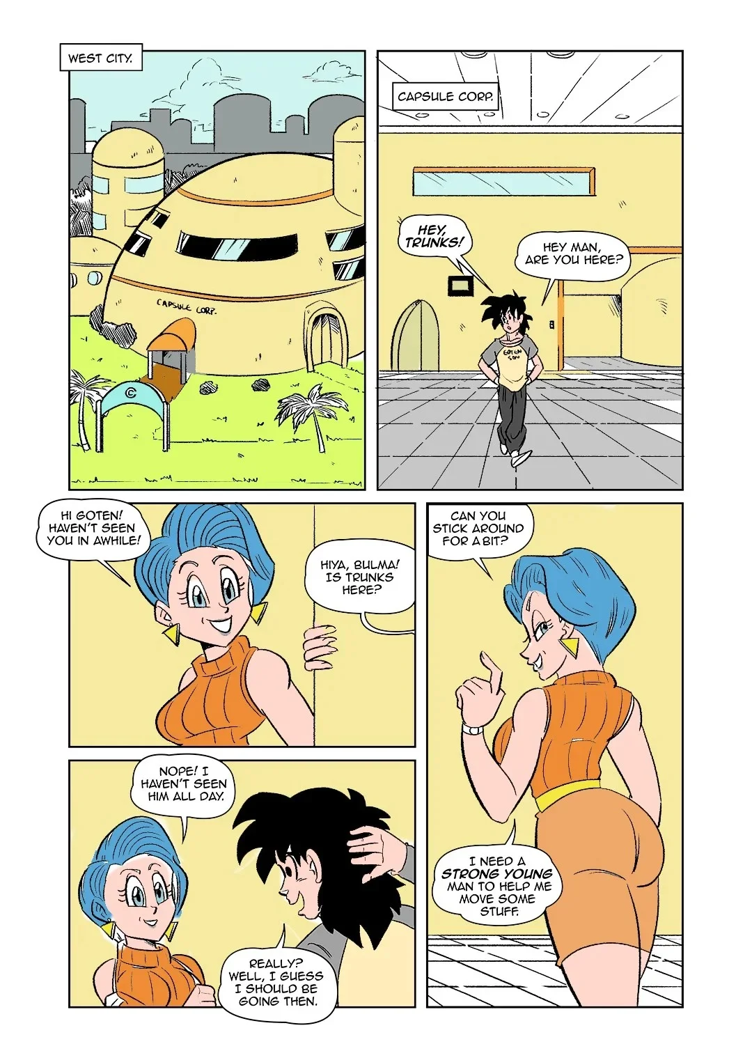 Portada del cómic The Switch Up - FunSexyDb, con ilustración a color de estilo adulto. - Página 23