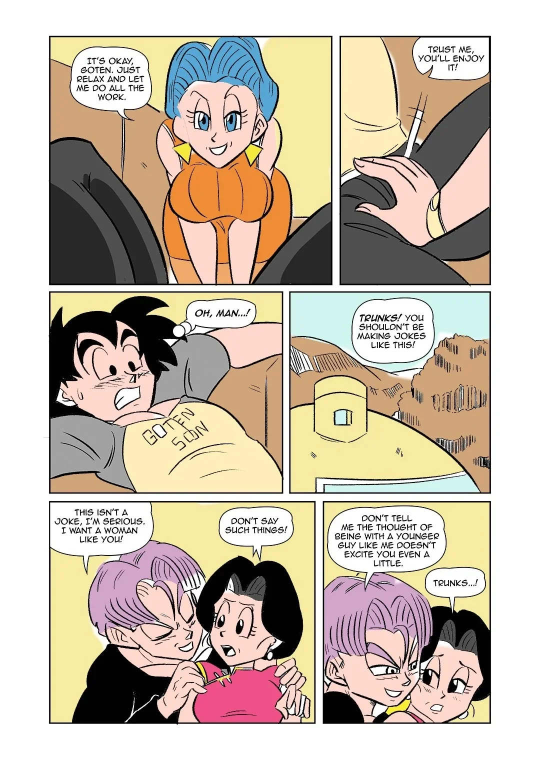Portada del cómic The Switch Up - FunSexyDb, con ilustración a color de estilo adulto. - Página 18