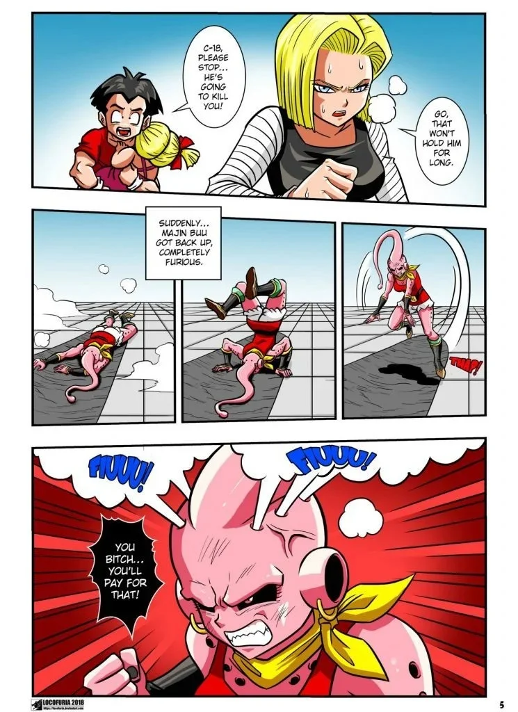 Portada del cómic Buu's Bodies 3, con ilustración de personajes y escena sugerente. - Página 22