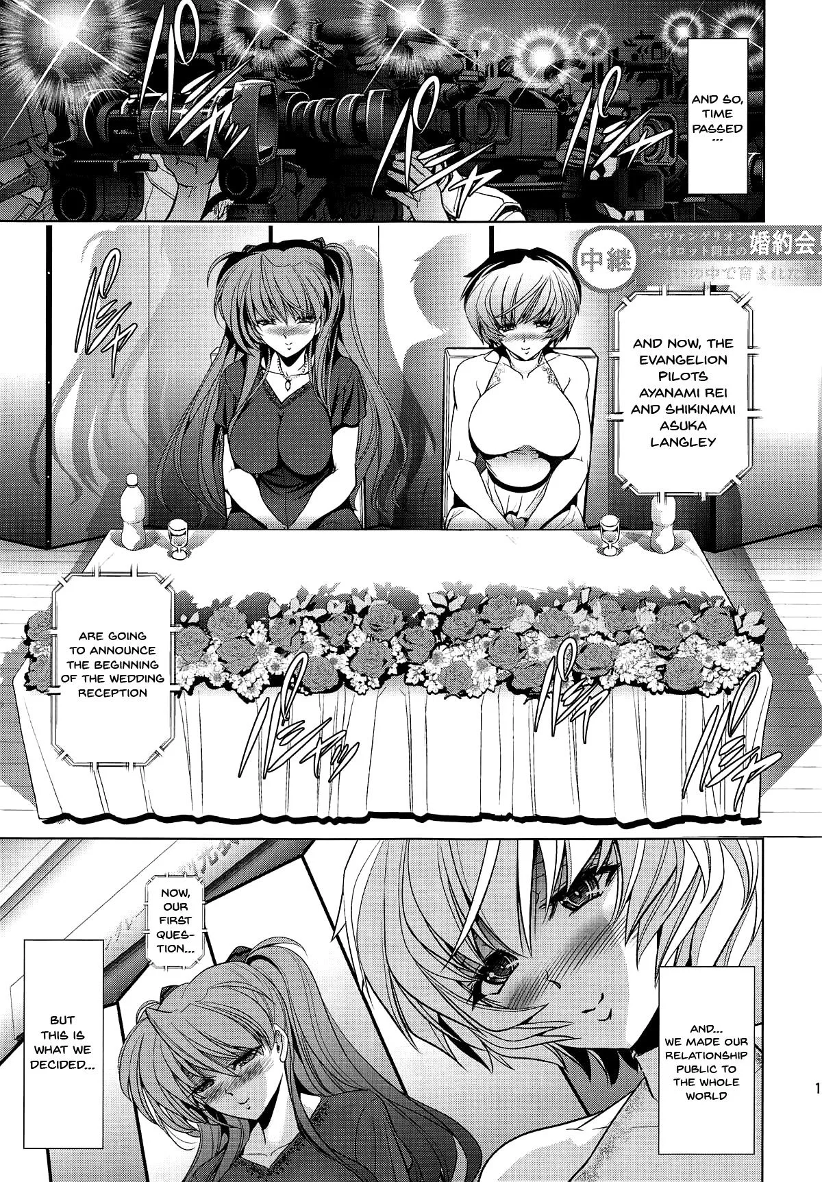 Portada del cómic MASTER Fly To THe Honey Moon, edición basada en Evangelion. - Página 33