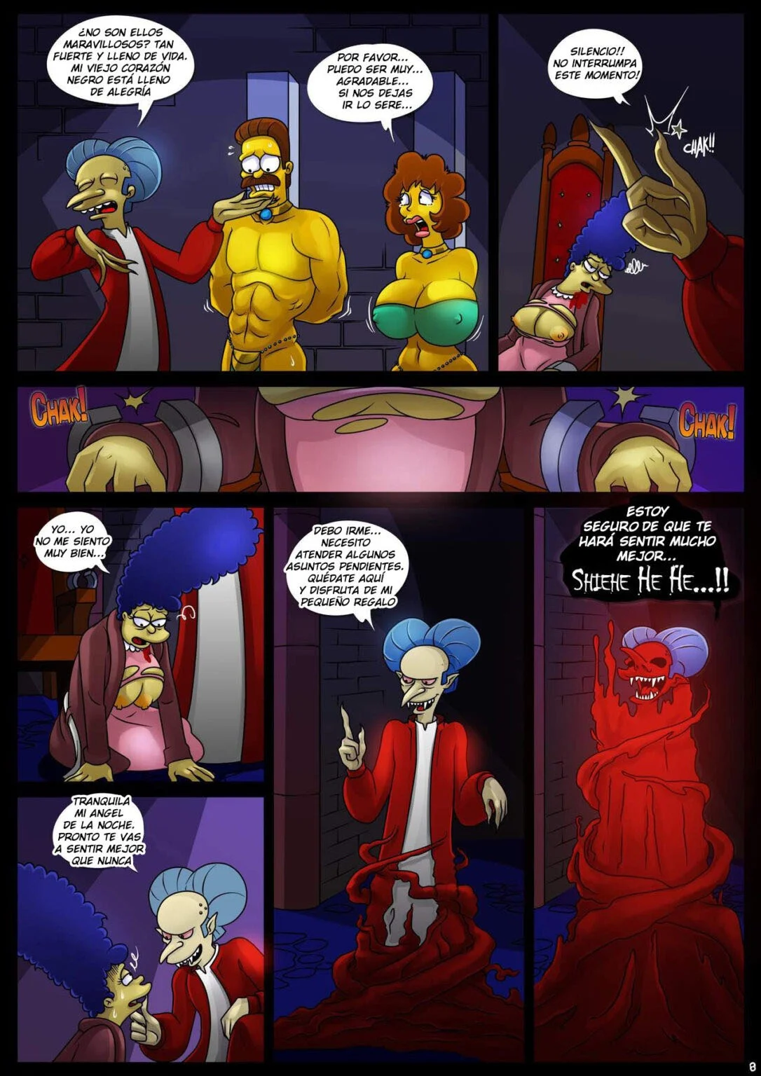 Portada del cómic Treehouse of Horror 4 – Kogeikun, con ilustración principal y título destacado. - Página 19