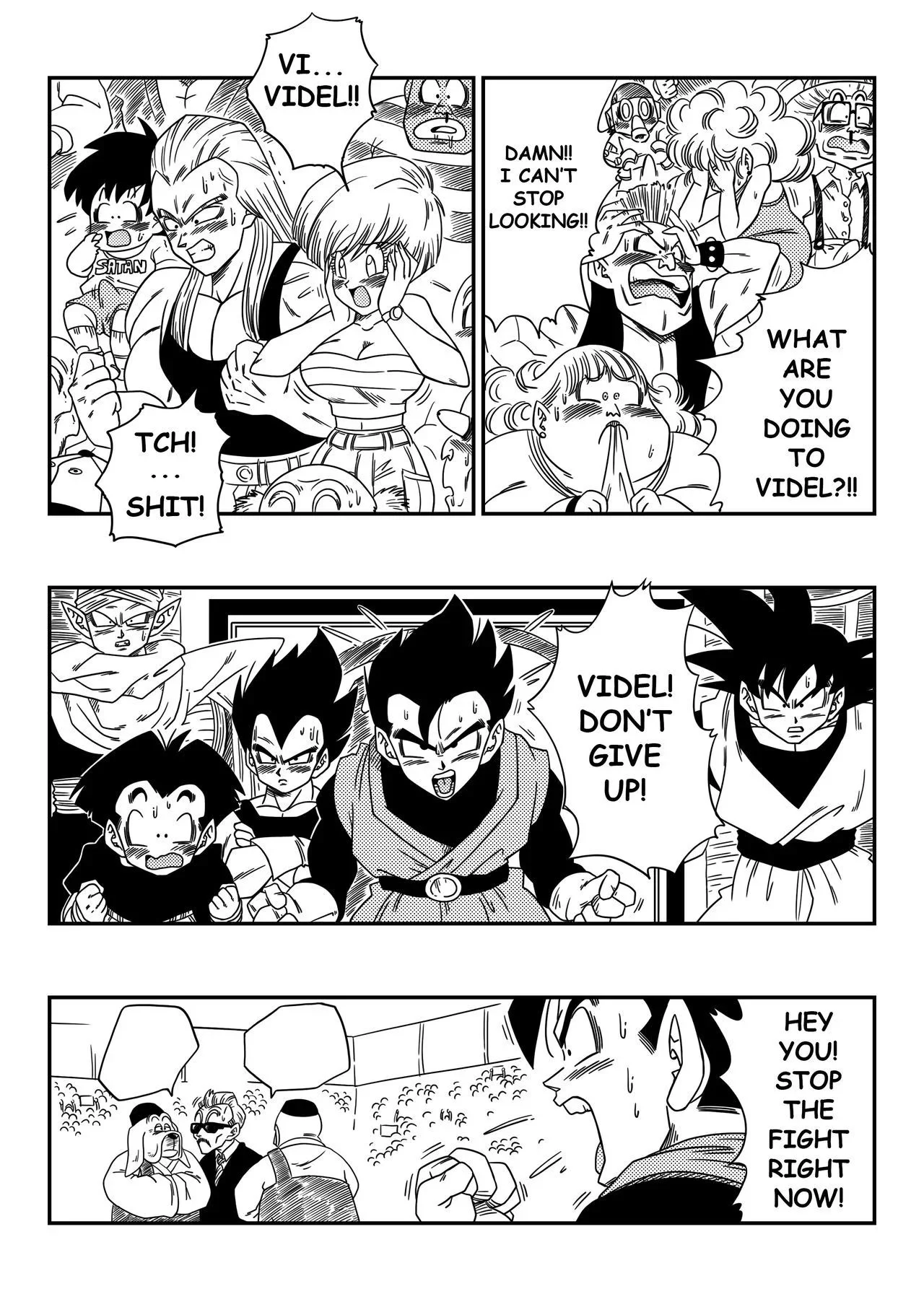 Portada del cómic Videl VS Spopovich, mostrando a los personajes en un enfrentamiento. - Página 15