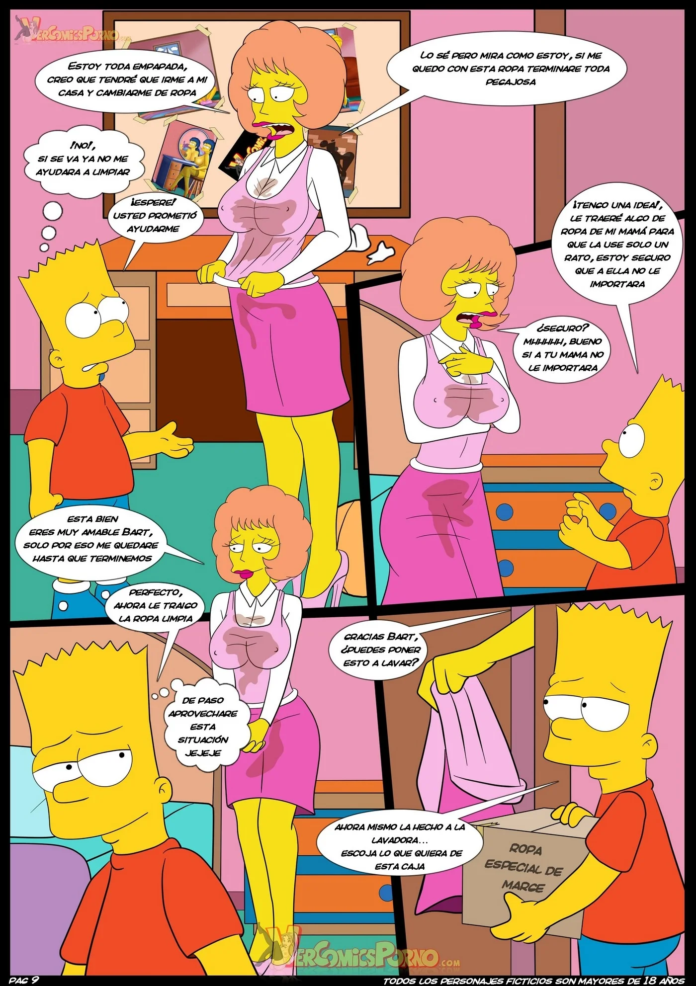 Portada del cómic Viejas Costumbres 4, con ilustración principal y título destacado. - Página 16