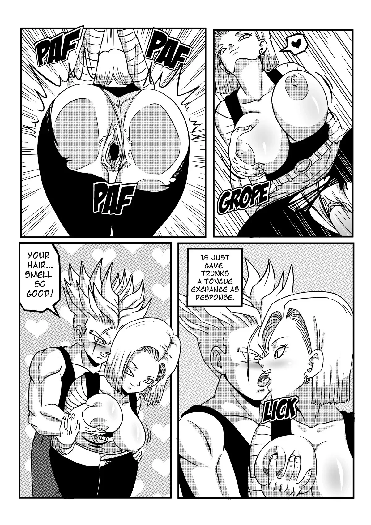 Portada del cómic Android 18 Stays in the Future - PinkPawg. - Página 6