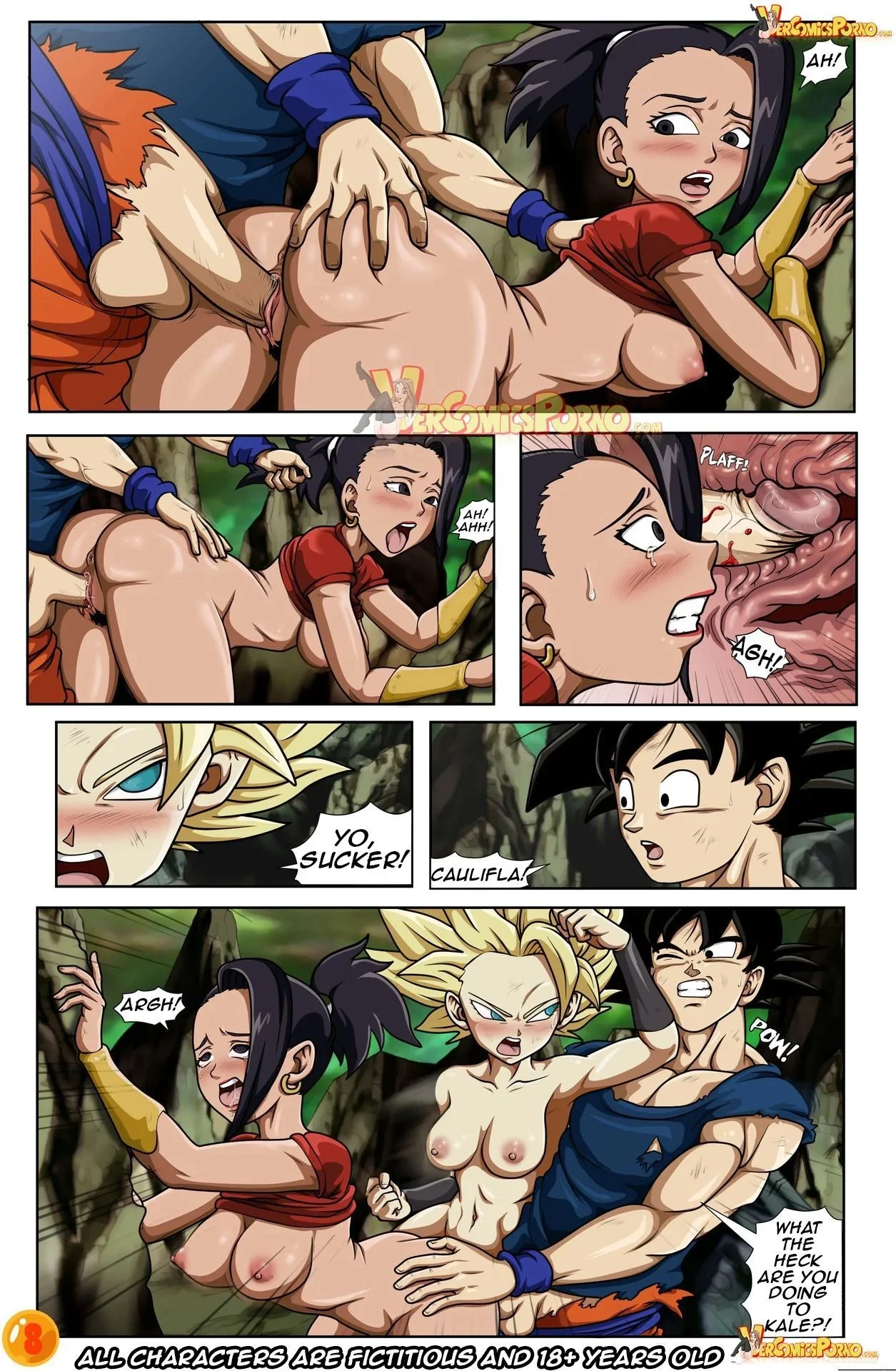 Portada del cómic Lets Go, Big Fuck, con su título y arte principal. - Página 18