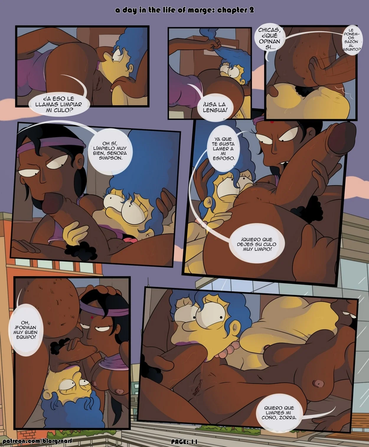 Portada del cómic Un Dia en la Vida de Marge Simpsons 2, mostrando a la protagonista en una escena cotidiana. - Página 3