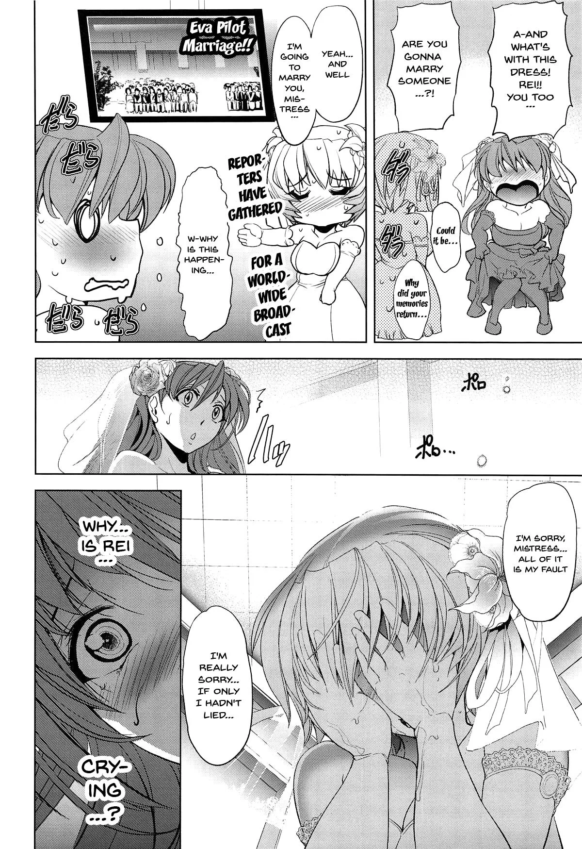 Portada del cómic MASTER Fly To THe Honey Moon, edición basada en Evangelion. - Página 18
