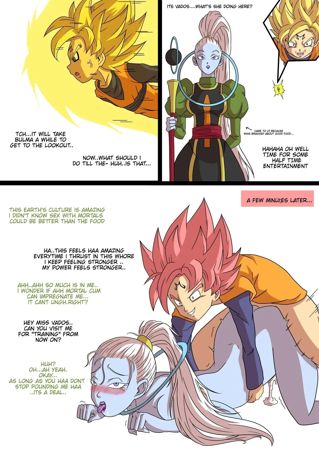 Portada del cómic Majin Goten, ilustración principal de la obra. - Página 4