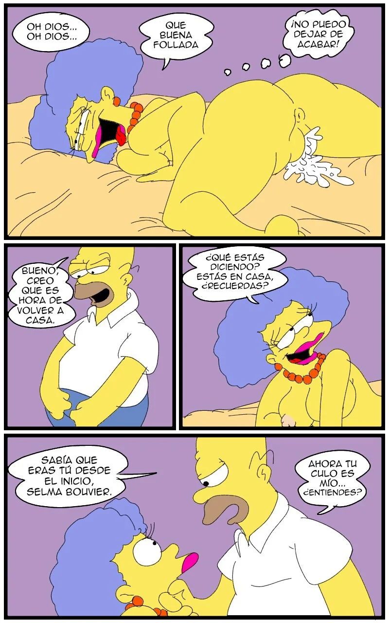 Portada del cómic Selma’s Struggle – The Simpsons, con ilustración principal de la serie. - Página 2