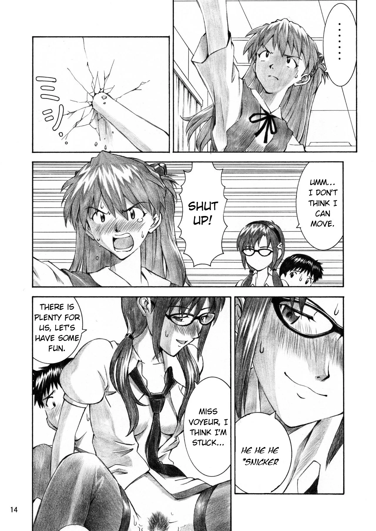Portada del cómic BLUE LEAF - Evangelion, con ilustración principal y título destacado. - Página 18