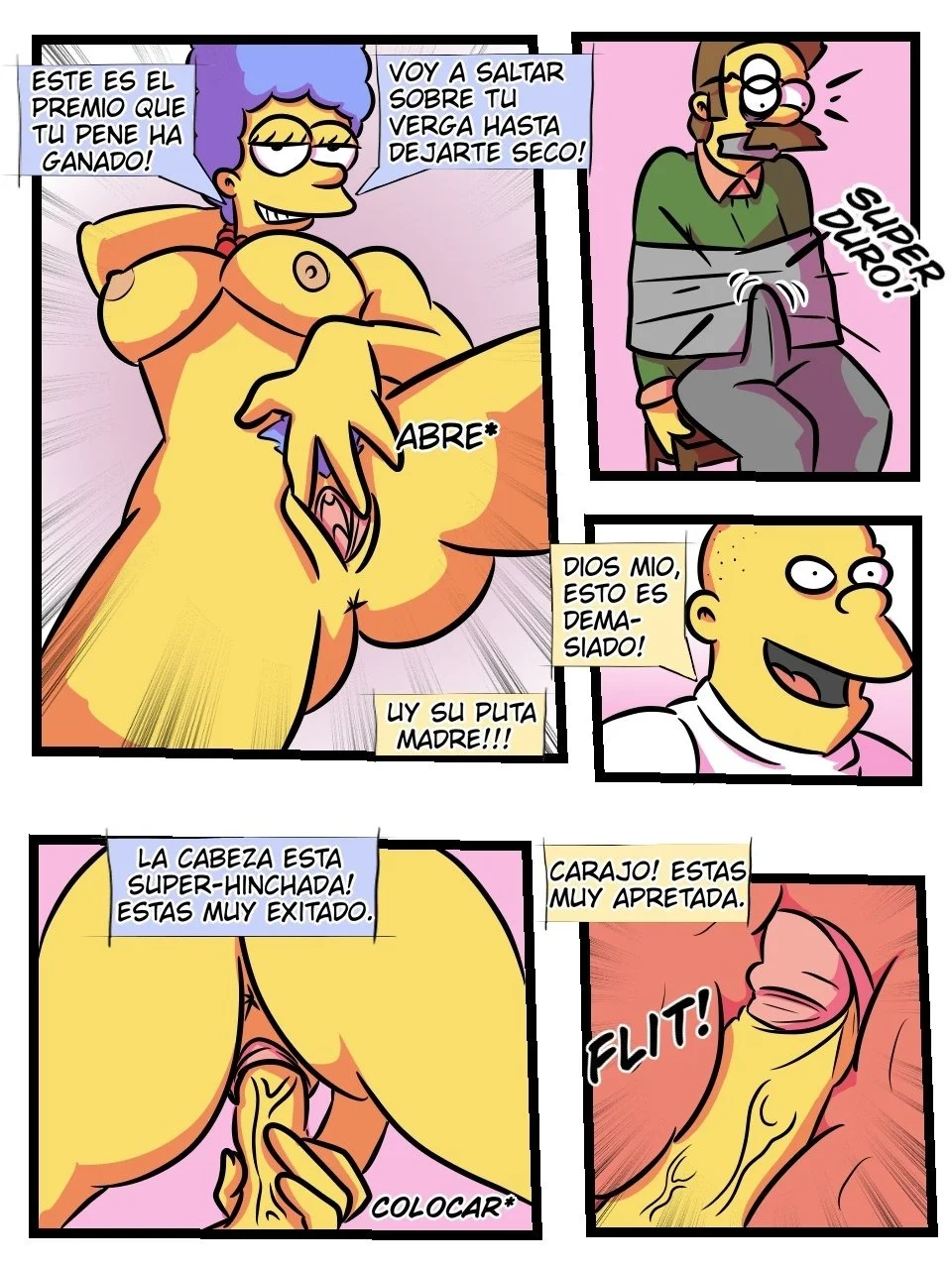 Portada del cómic Carne de Marge 2, ilustración de LevFreakArtist. - Página 6