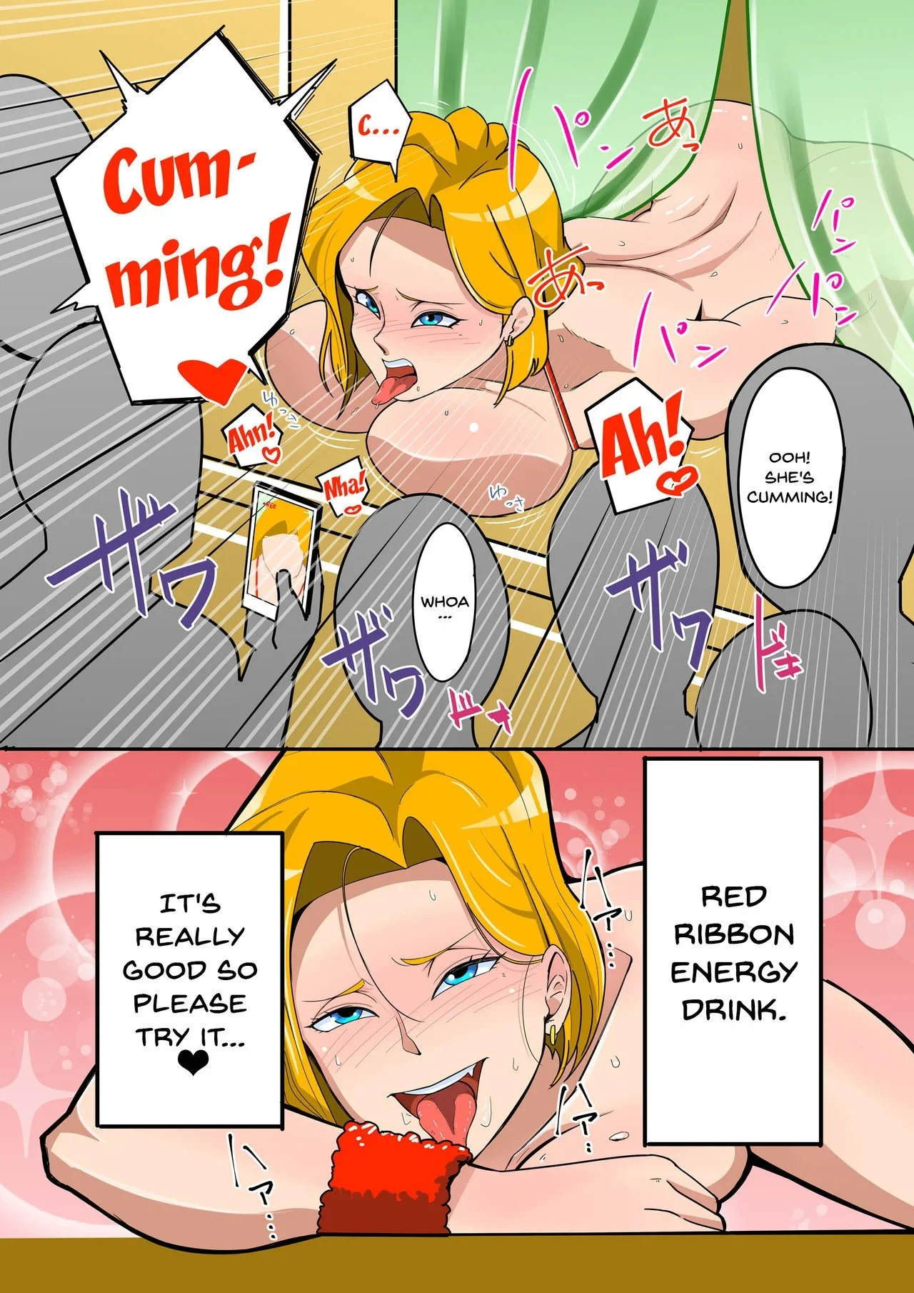 Portada del cómic Energy Drink Red Ribbon, sin información adicional disponible.