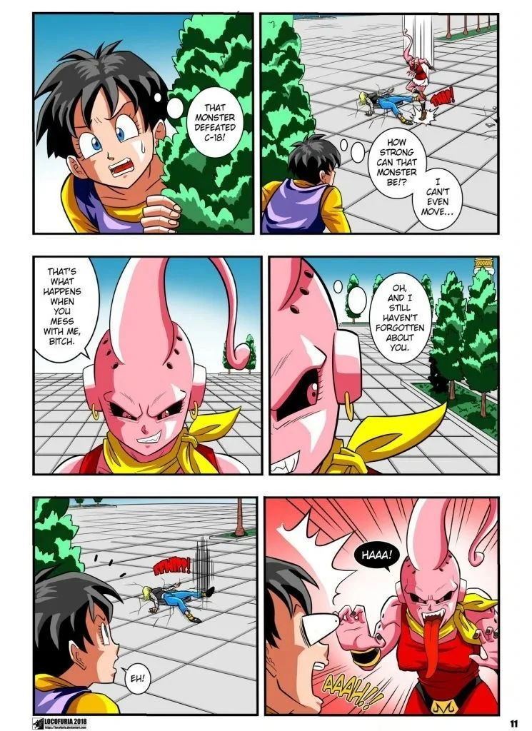 Portada del cómic Buu's Bodies 3, con ilustración de personajes y escena sugerente. - Página 16