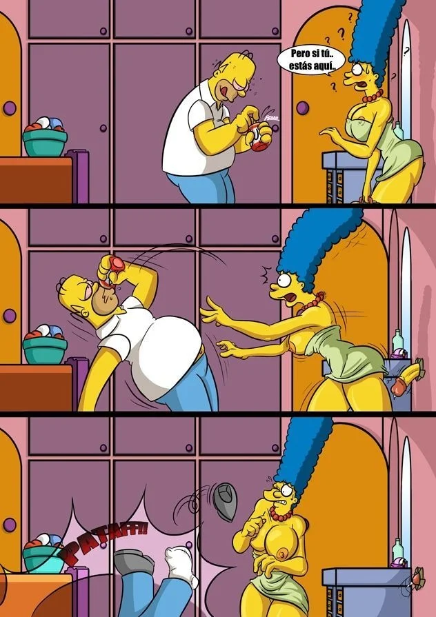 Portada del cómic San Valentin – Simpsons Porno, con temática de San Valentín y estilo adulto. - Página 4