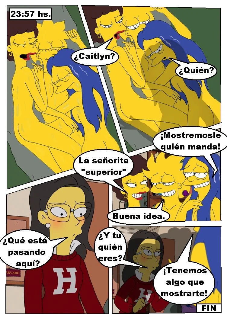 Portada del cómic XXX Lisa en la Universidad, con la protagonista en un entorno académico.