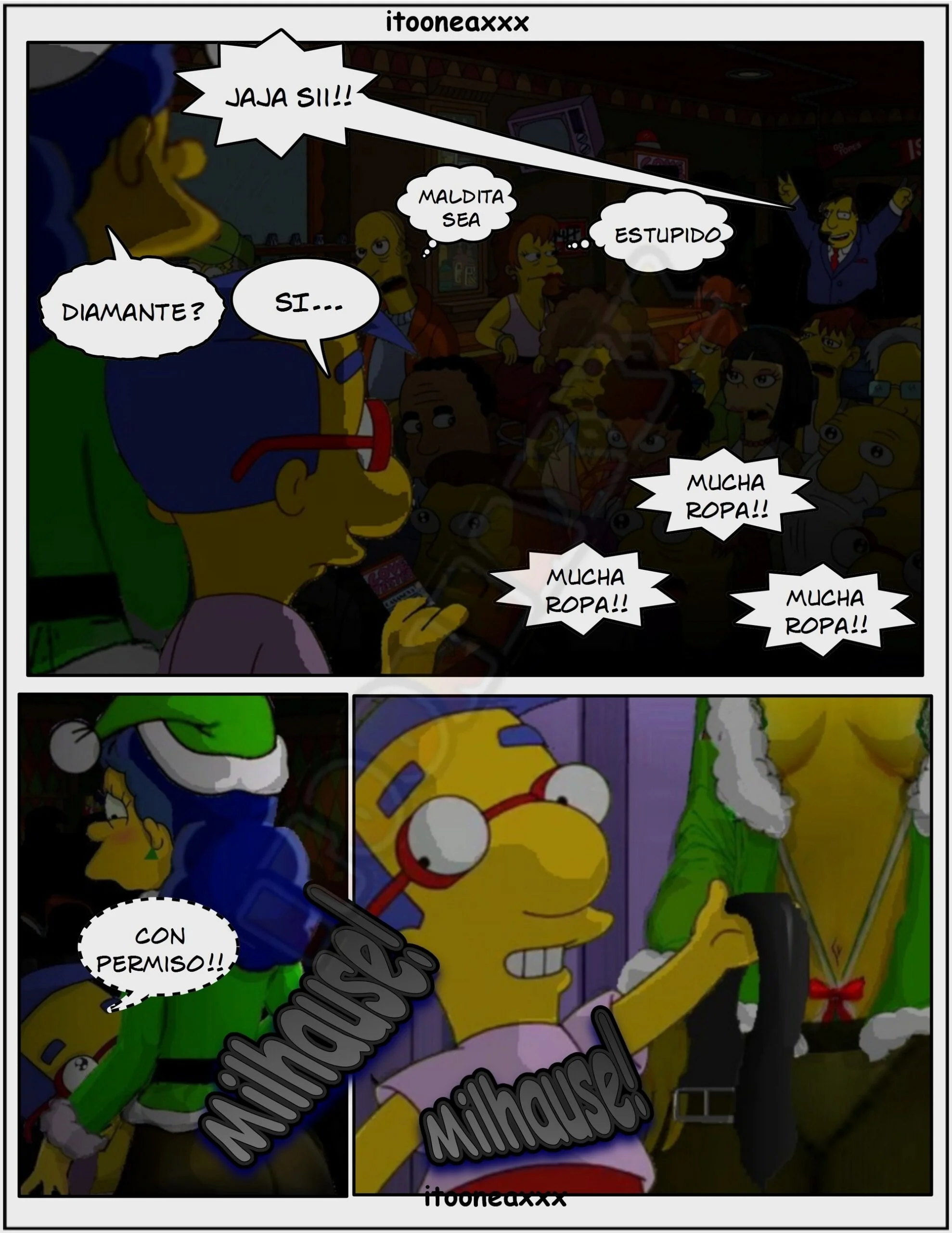 Portada del cómic Sexy Navidad 2 – Itooneaxxx, con temática navideña y contenido erótico. - Página 56