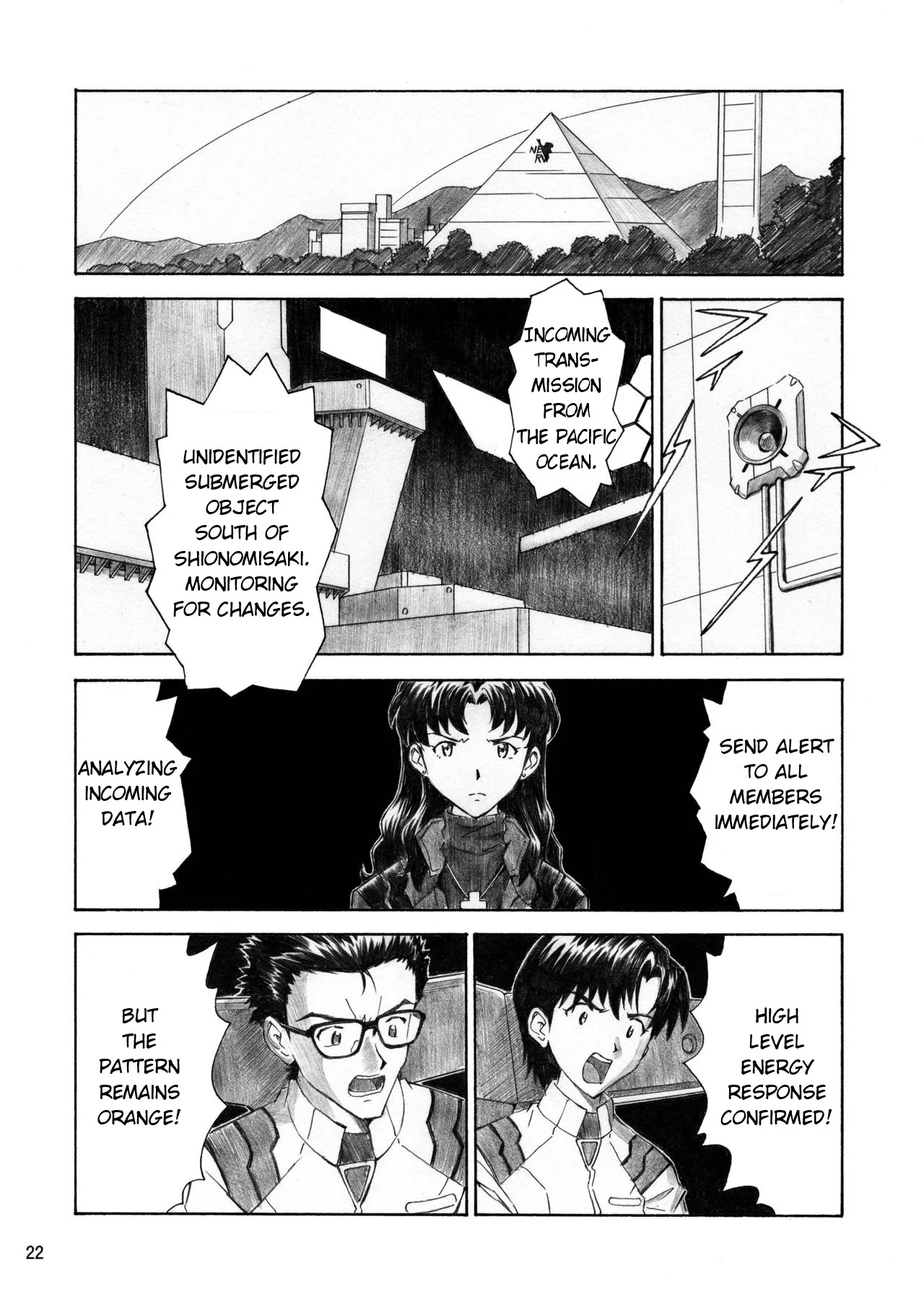 Portada del cómic BLUE LEAF - Evangelion, con ilustración principal y título destacado. - Página 10
