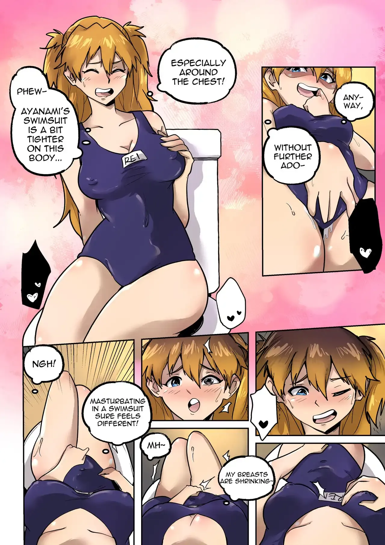 Portada del cómic Evangelion Crossdressing - PegasusTGTF, con personajes en atuendos cruzados. - Página 9