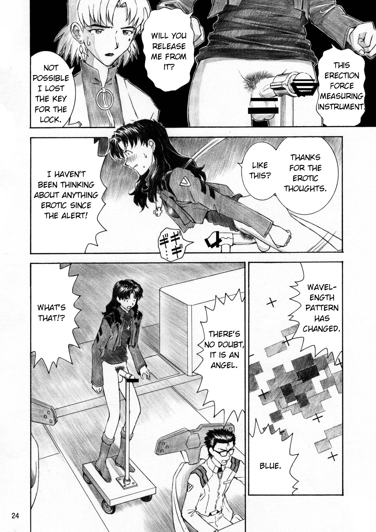 Portada del cómic BLUE LEAF - Evangelion, con ilustración principal y título destacado. - Página 8