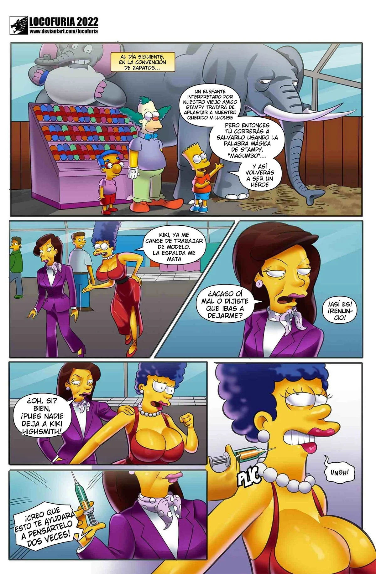 Portada del cómic Big Breasts – Locofuria, con ilustración de temática adulta. - Página 6