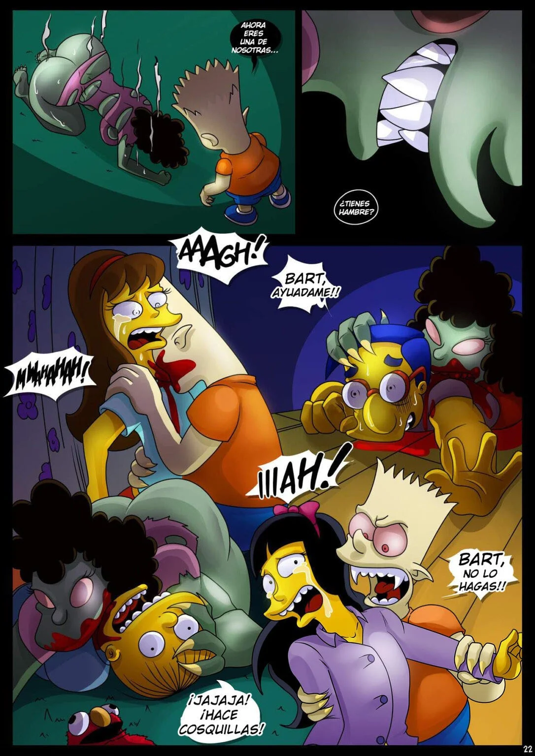 Portada del cómic Treehouse of Horror 4 – Kogeikun, con ilustración principal y título destacado. - Página 5