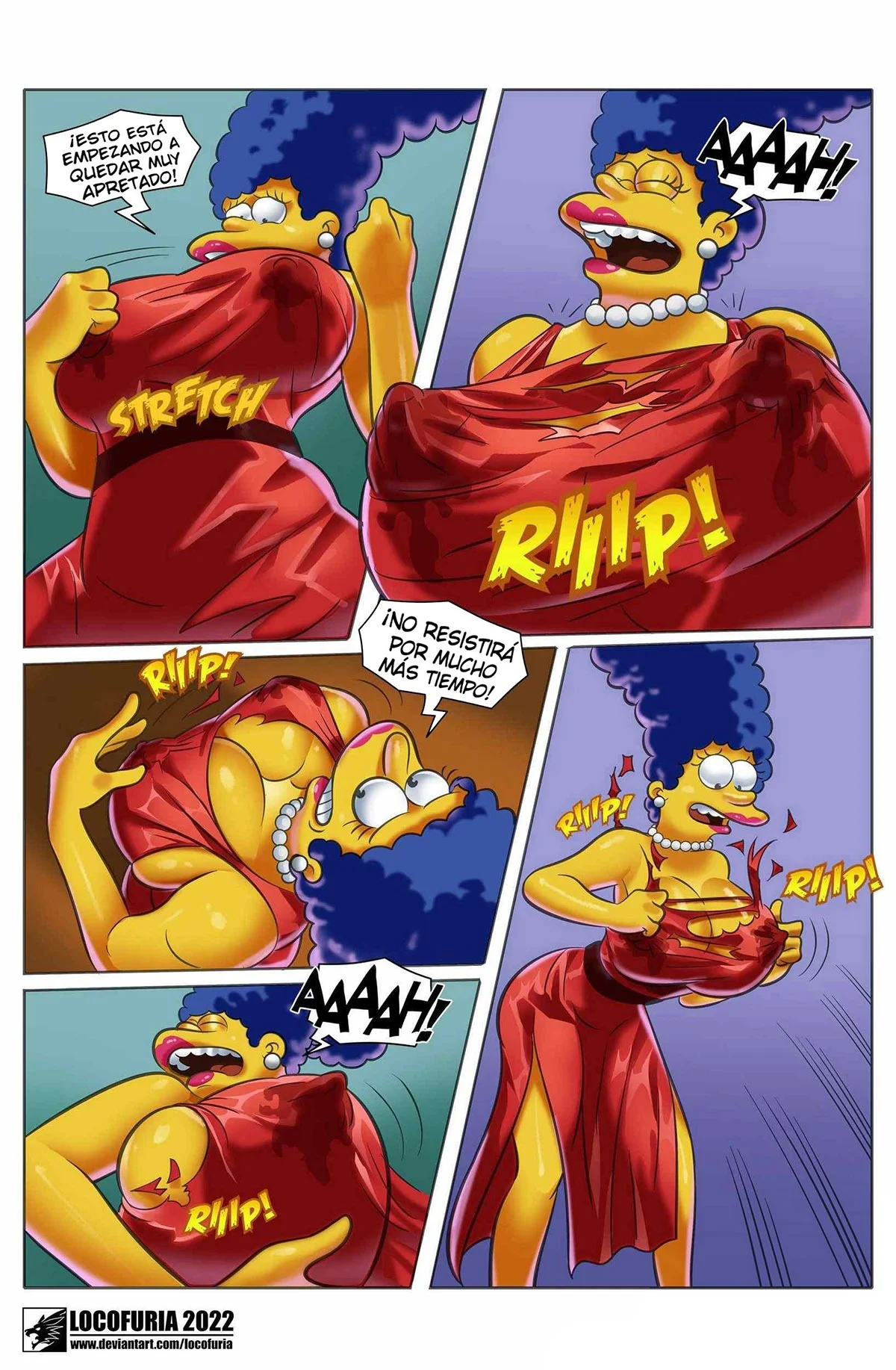 Portada del cómic Big Breasts – Locofuria, con ilustración de temática adulta. - Página 4