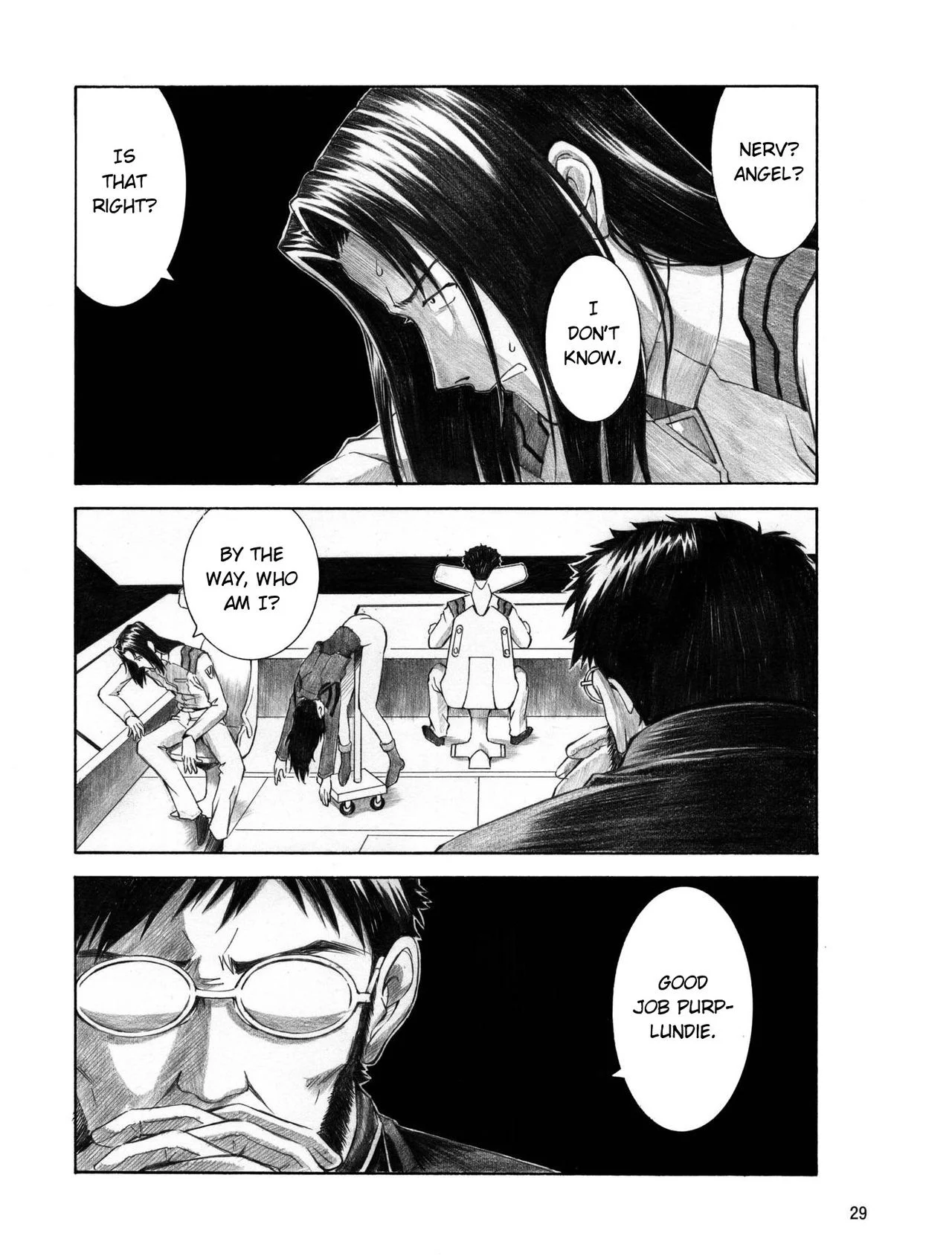 Portada del cómic BLUE LEAF - Evangelion, con ilustración principal y título destacado. - Página 3