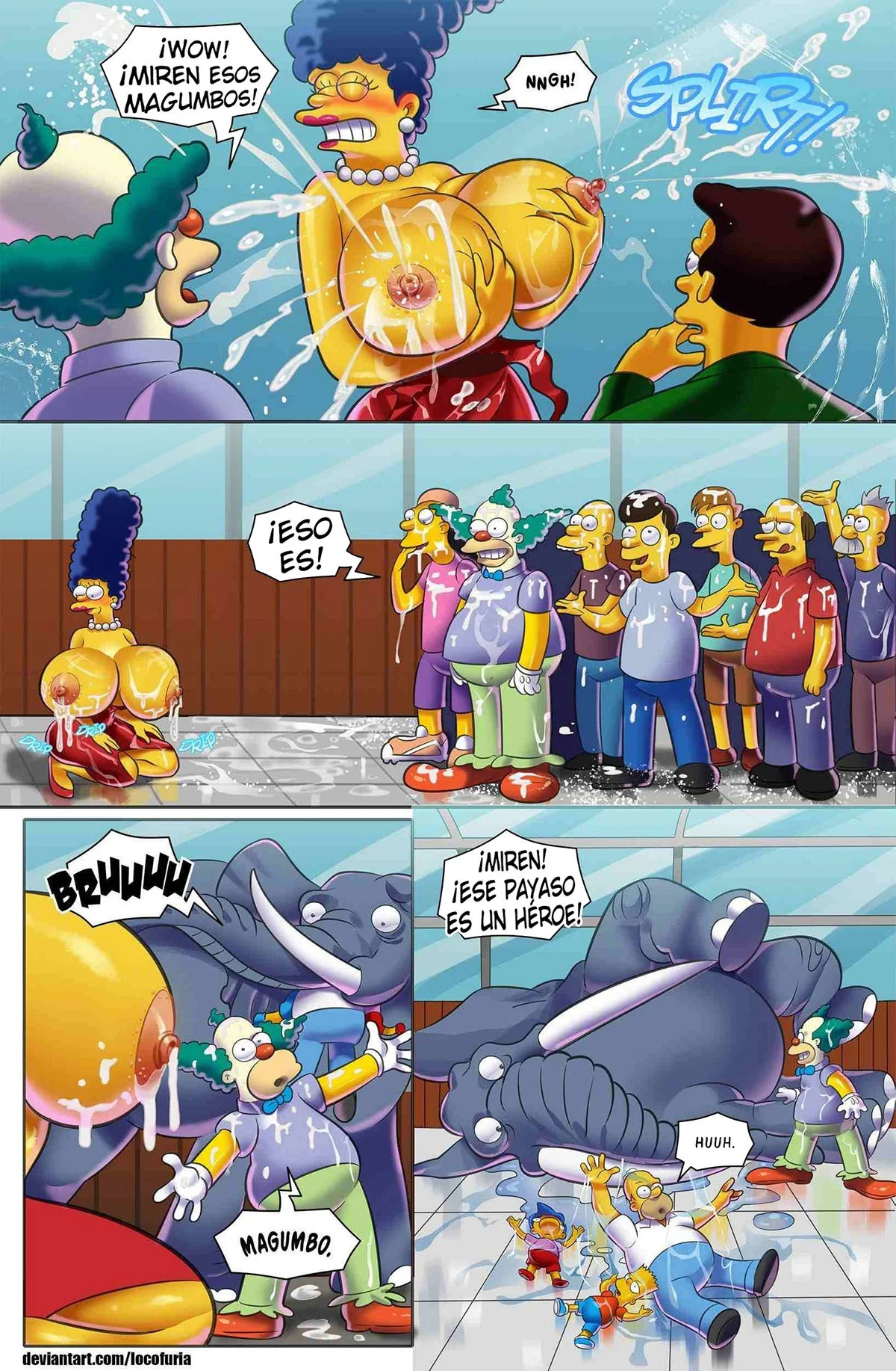 Portada del cómic Big Breasts – Locofuria, con ilustración de temática adulta. - Página 2