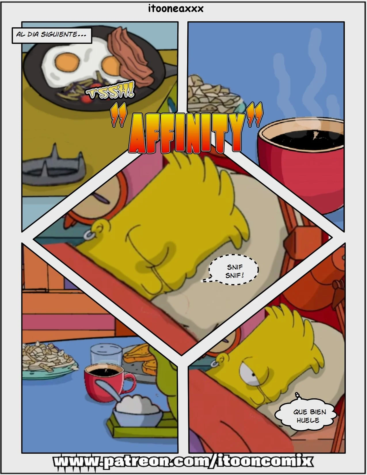 Portada del cómic Afinidad 2 – Itooneaxxx, con ilustración principal y título destacado. - Página 29