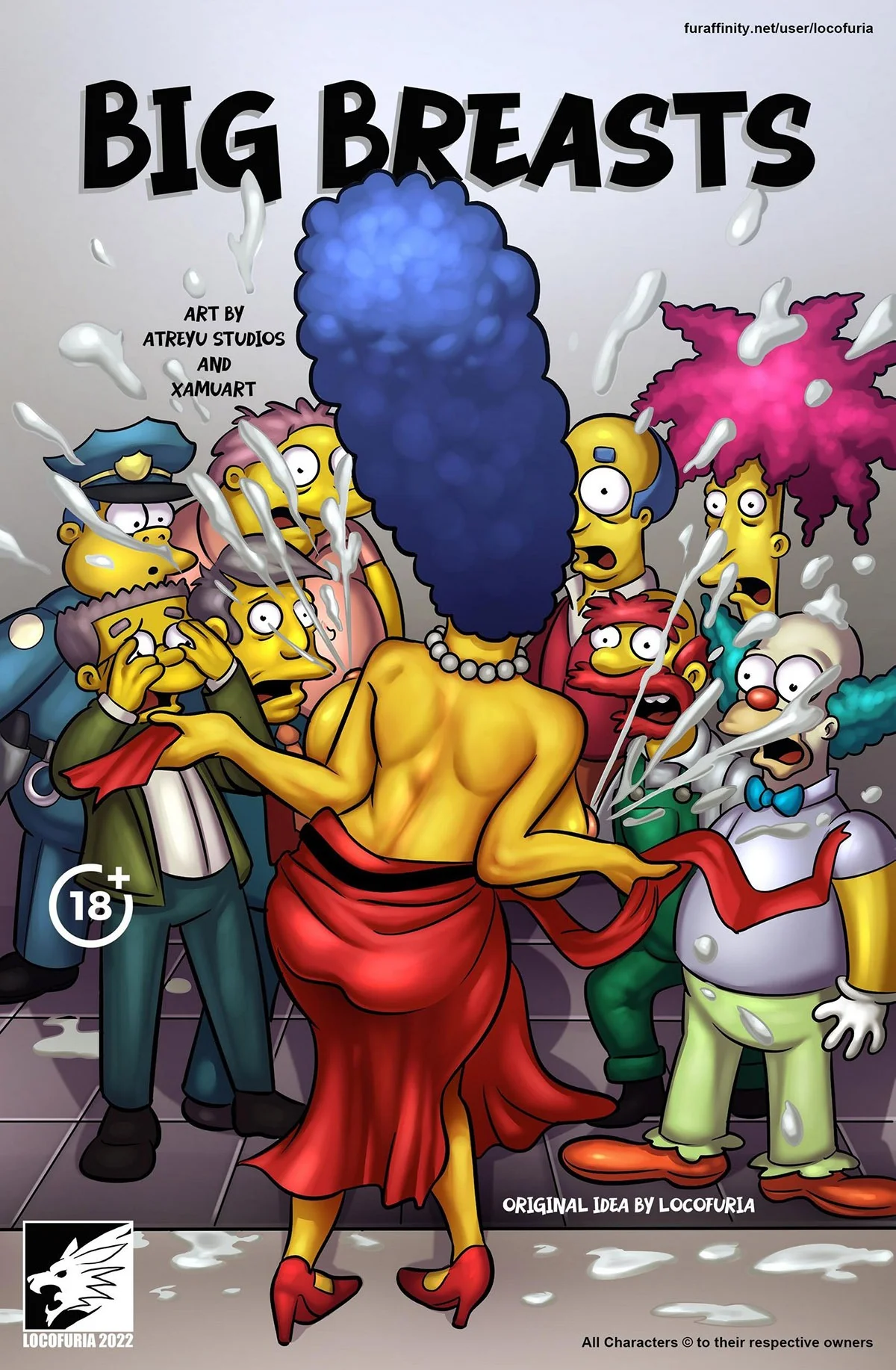 Portada del cómic Big Breasts – Locofuria, con ilustración de temática adulta. - Página 29
