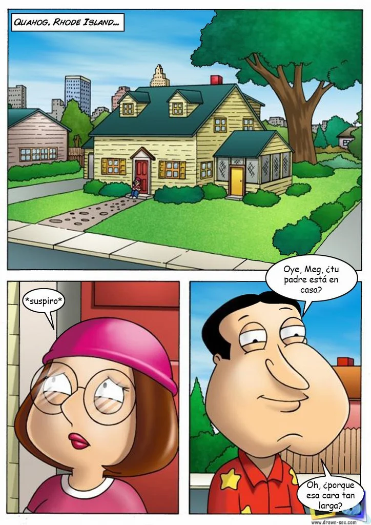 Portada del cómic Meg Gets Laid de Family Guy, con Meg Griffin en primer plano. - Página 9