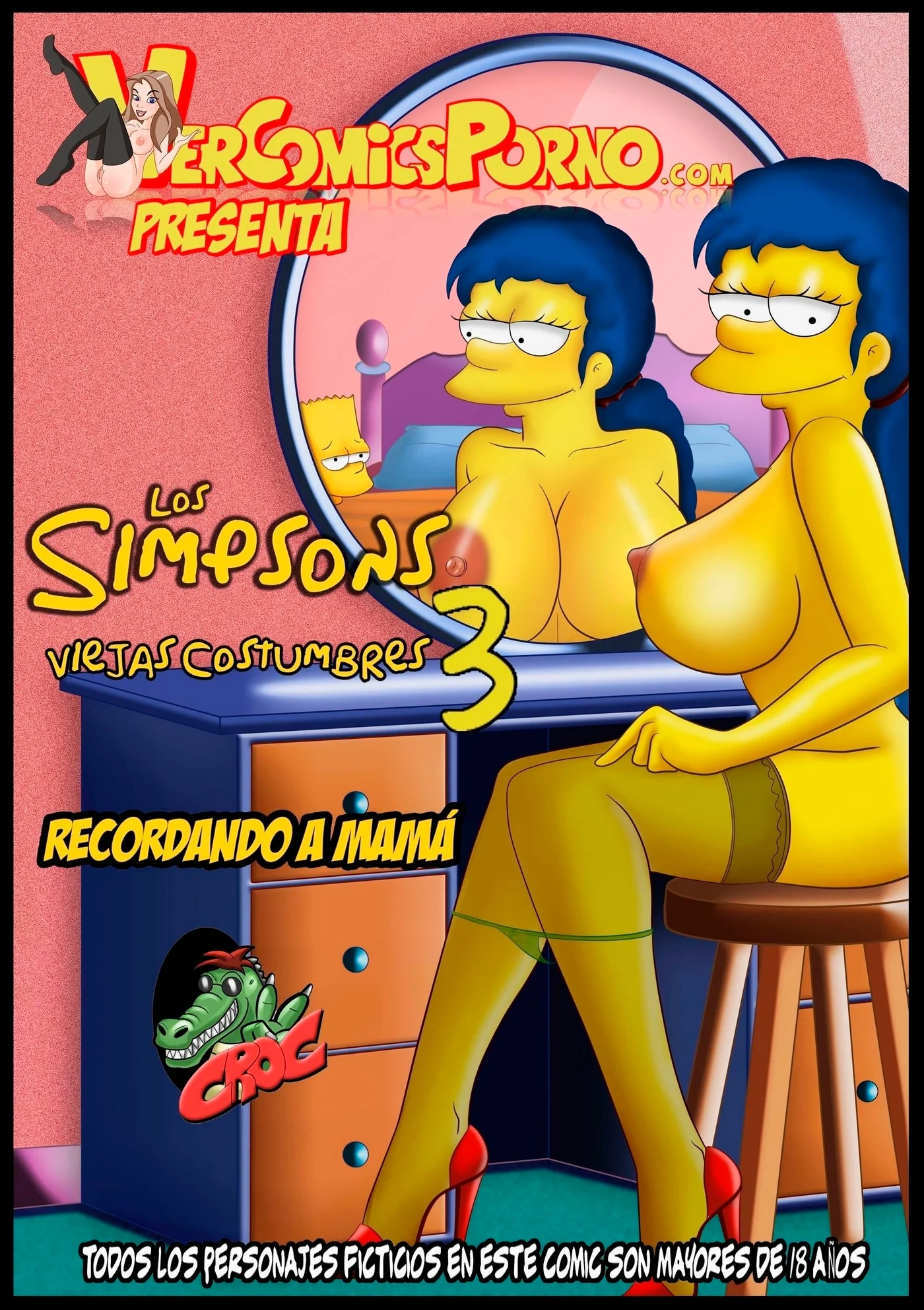Portada del cómic Viejas Costumbres 3, con ilustración principal y título destacado. - Página 28