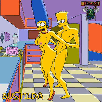 Portada del cómic de Bart y Marge Simpson titulado Bustilda. - Página 5