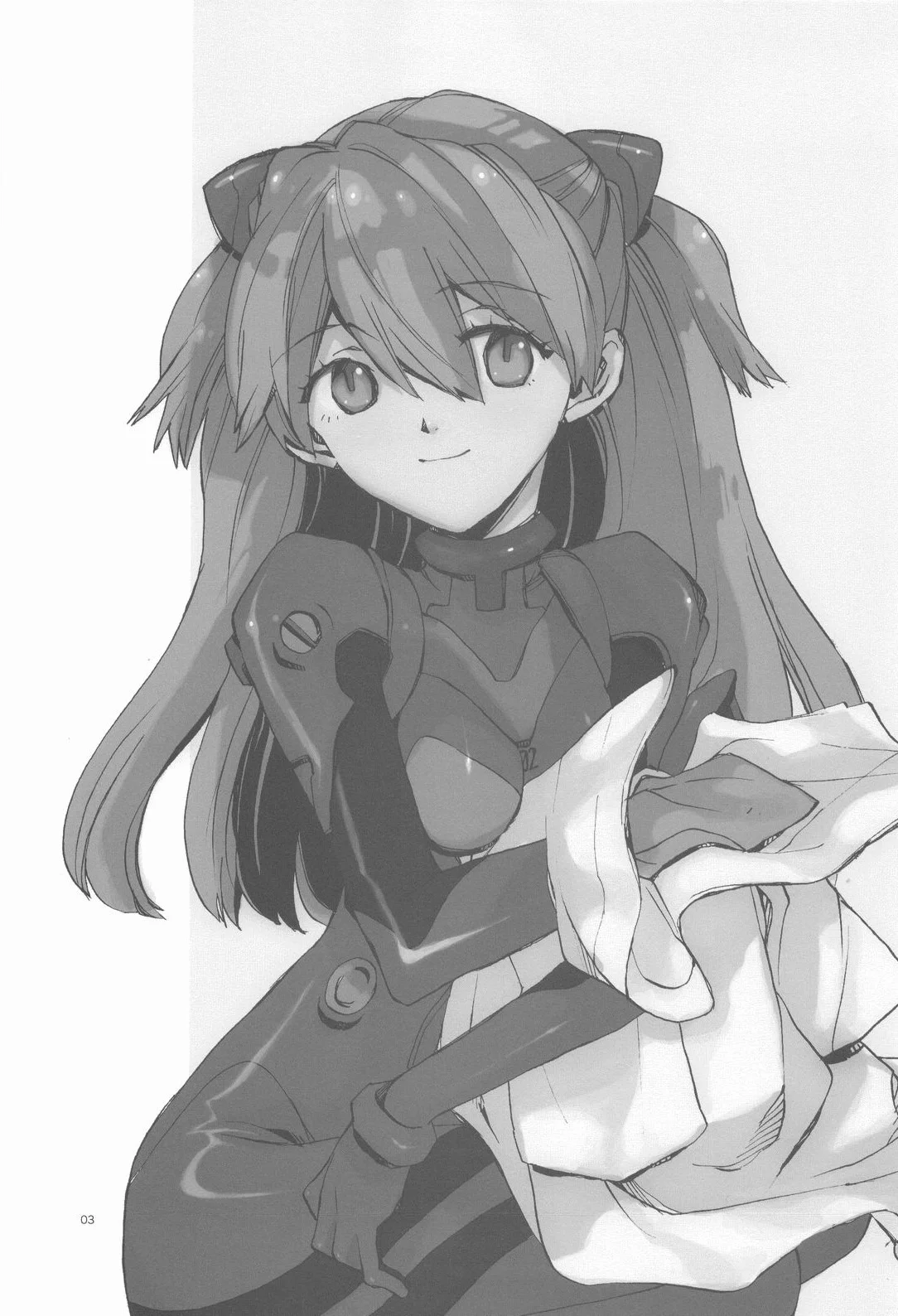Portada del cómic Gentle Invader - Evangelion, con ilustración principal de la obra. - Página 35